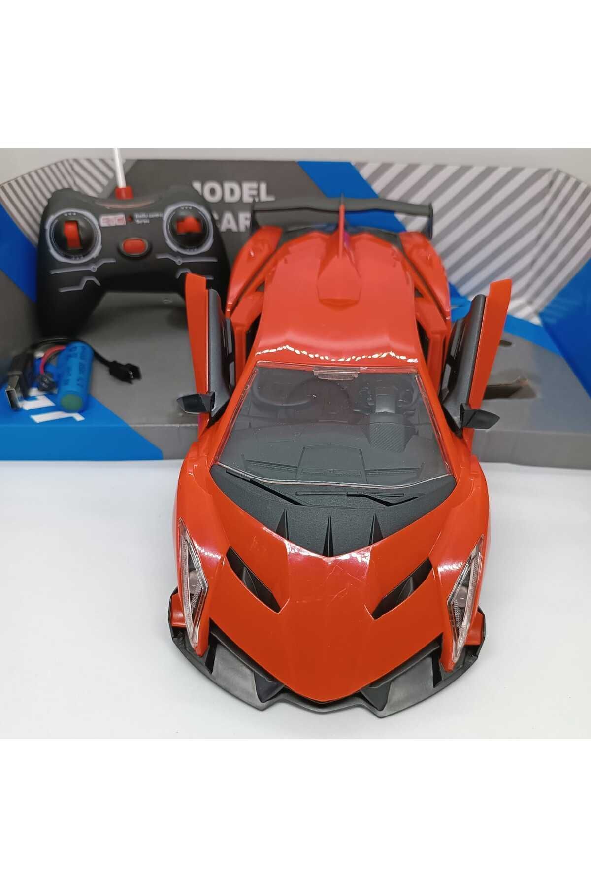 Uzaktan Kumandalı Şarjlı Araba Kapıları Açılan Lamborghini 26,5 cm Şık Tasarım Yüksek Kalite
