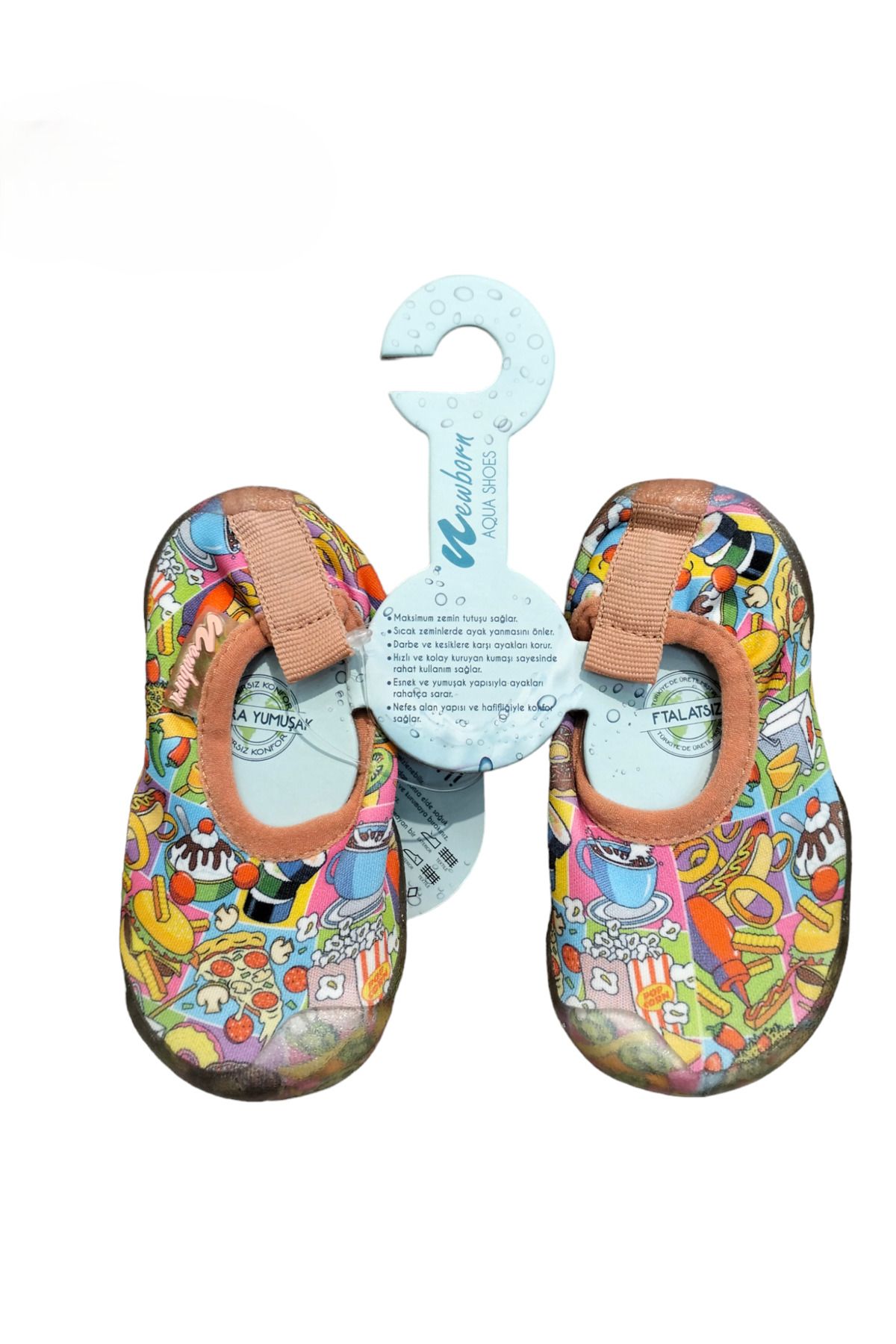 Newborn Girls and Boys Silicone Sea Shoes Sole Trendyol