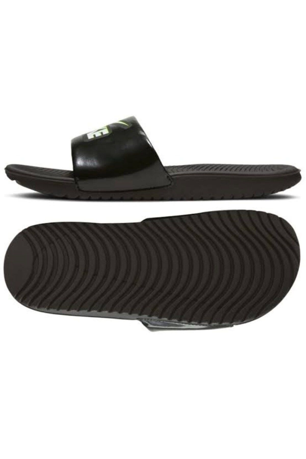 دمپایی مشکی دخترانه و پسرانه بچگانه اسلاید Kawa DD3242 اورجینال Nike
