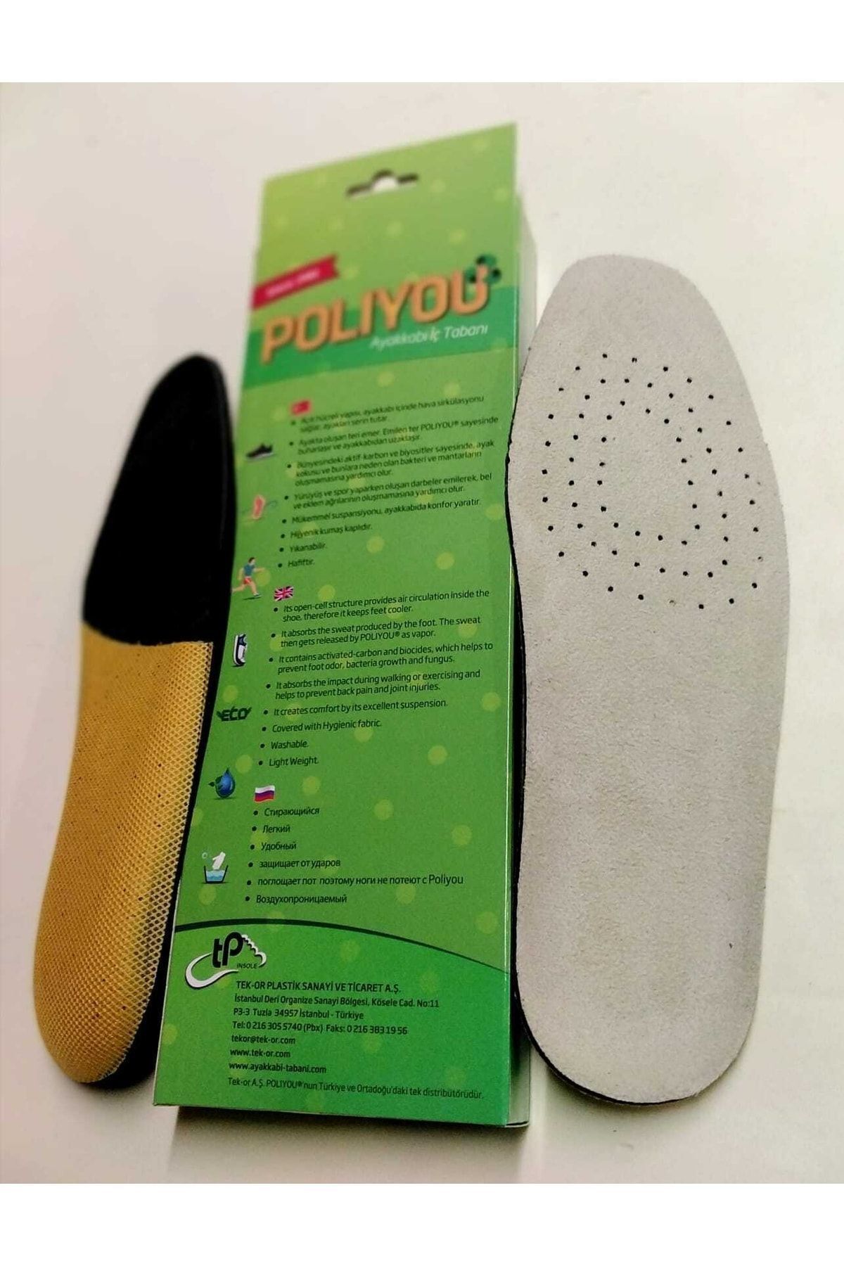 Koku Yapmayan, Terletmeyen,hijyenik Poliyou Malzemeden Sağlıklı Anatomik Tabanlık 5