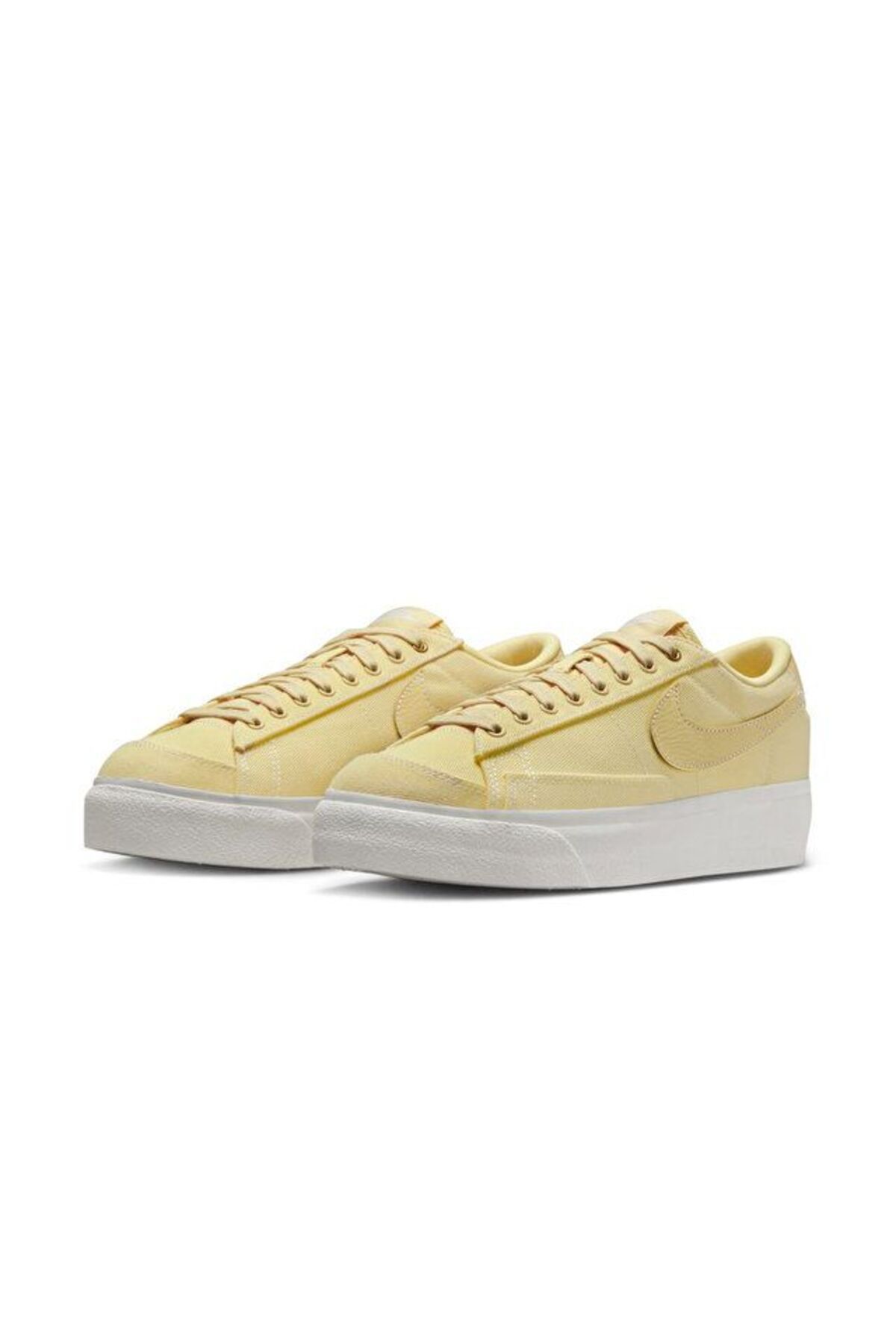 Nike Yellow Blazer Low Platform Canvas Women s Sneakers Style Sports Trendyol