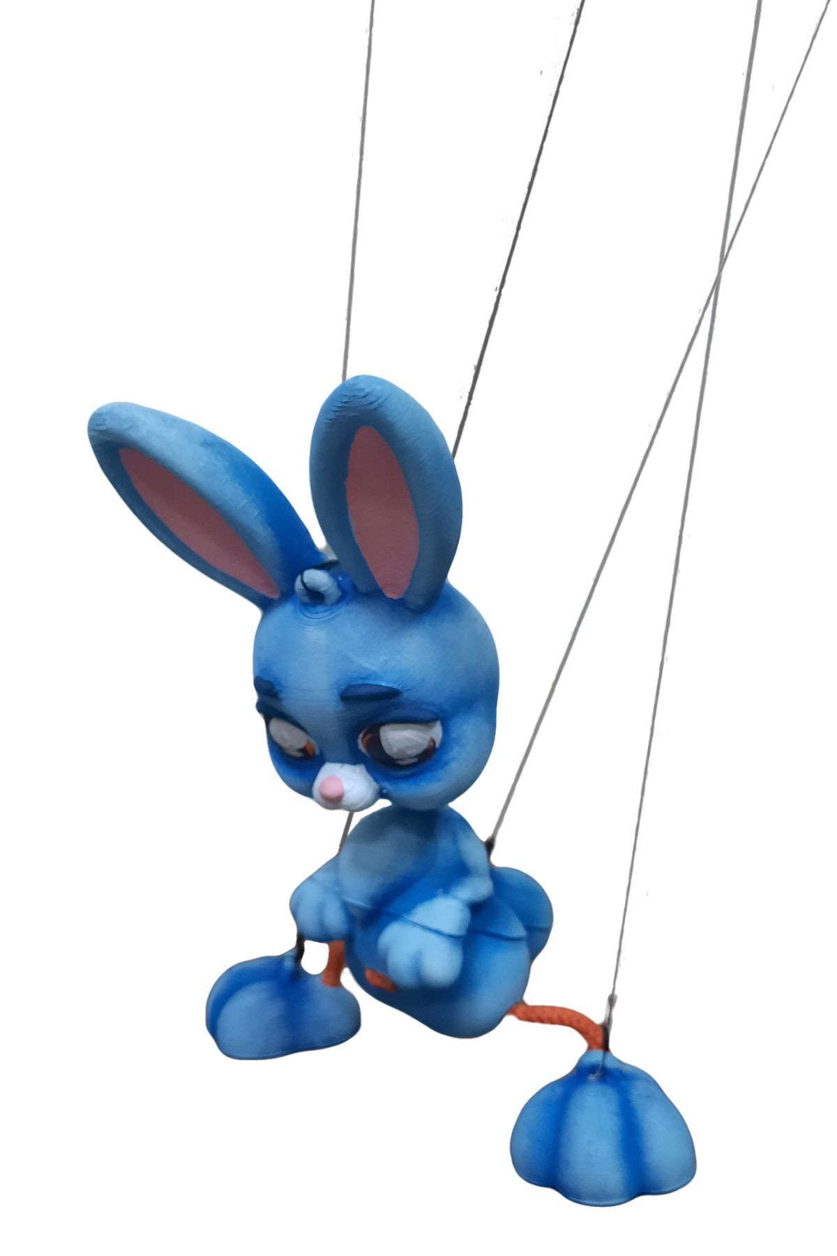 Uçaneller Kuklaevi-Poncik Drawstring Rabbit Puppet 4