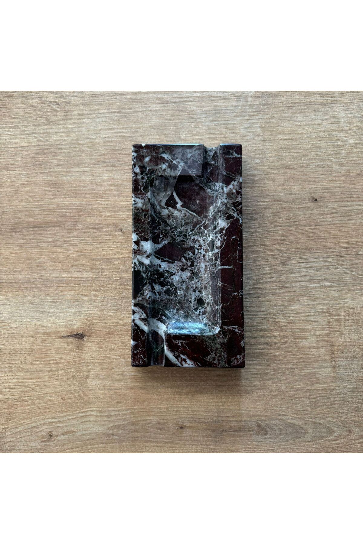 LİSPERA-Elazığ Marble Ashtray Cherry - Luxury Gift 3