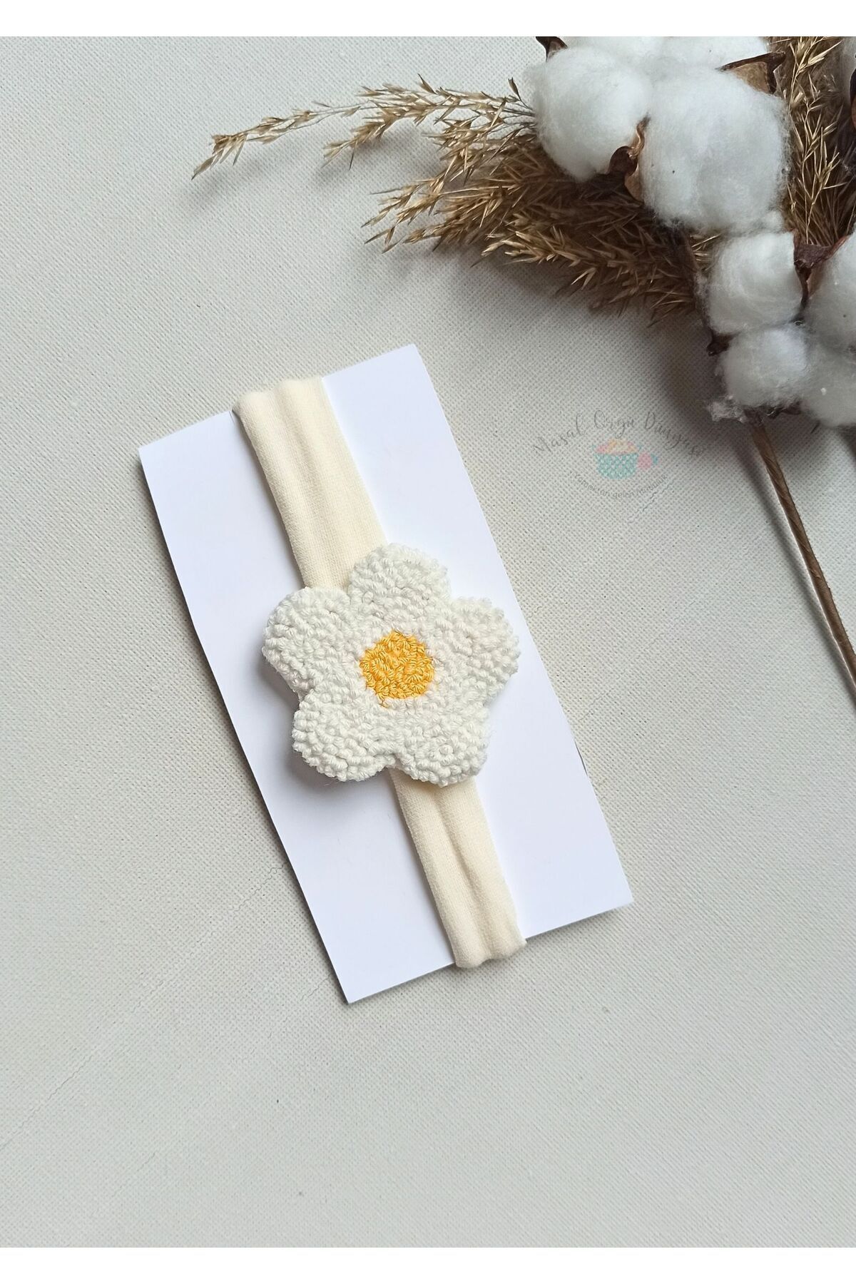 Punch Papatya Saç Bandı Bandanası - Hair Band / Bandana