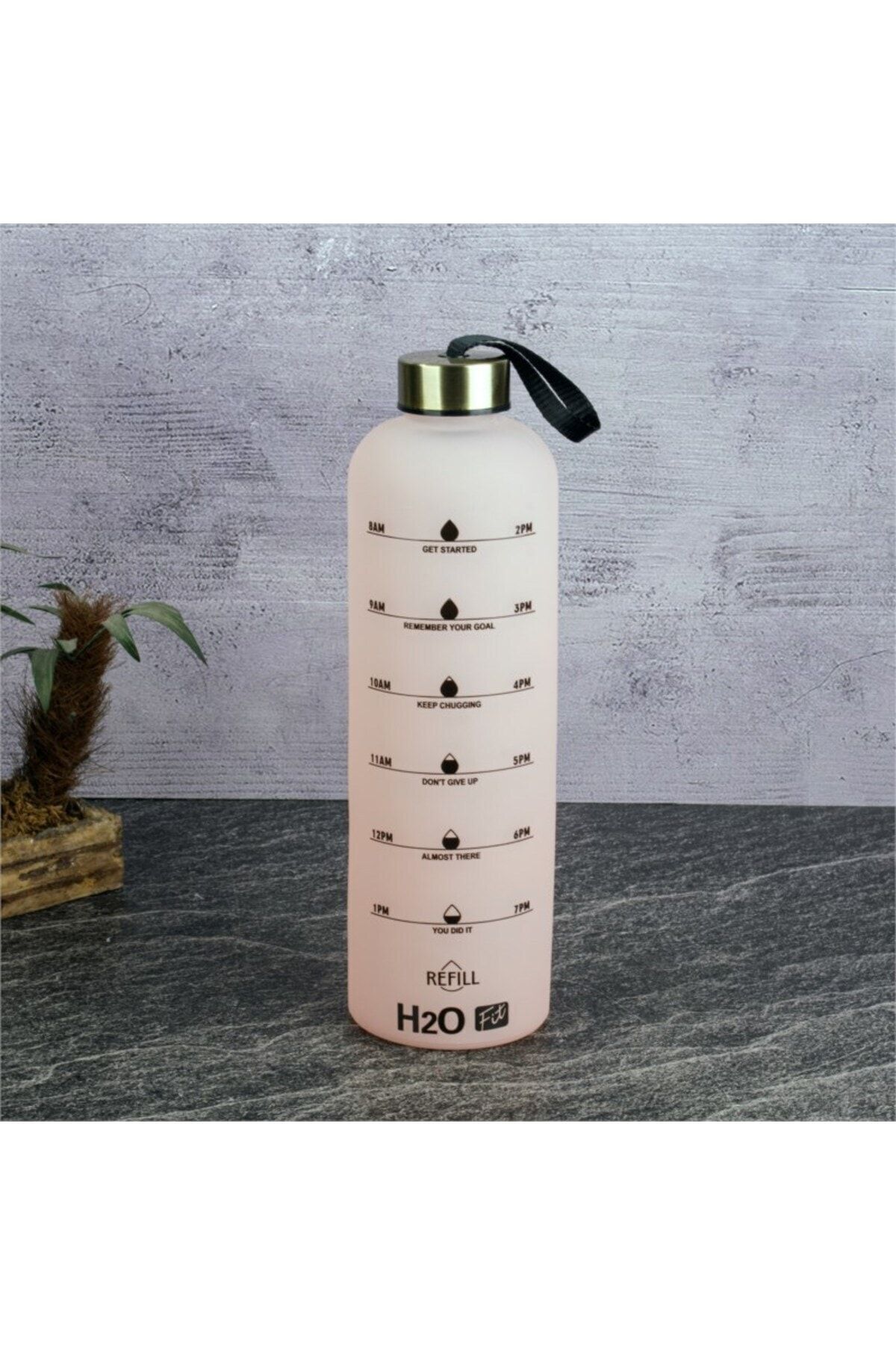 قمقمه ورزشی فلاسک شیشه ای 1000 میل H2O