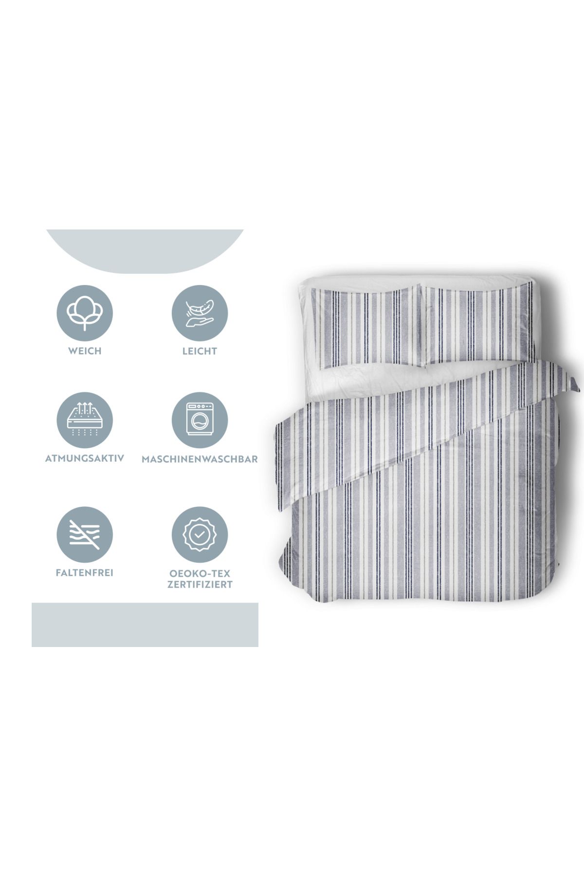 English Home-Bettbezug- und Kissenbezug-Set - Bettwäsche 6