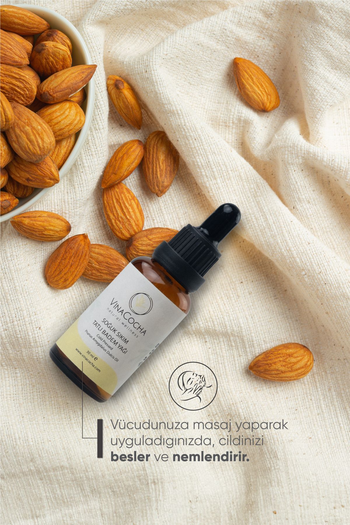 روغن بادام شیرین Vinacocha