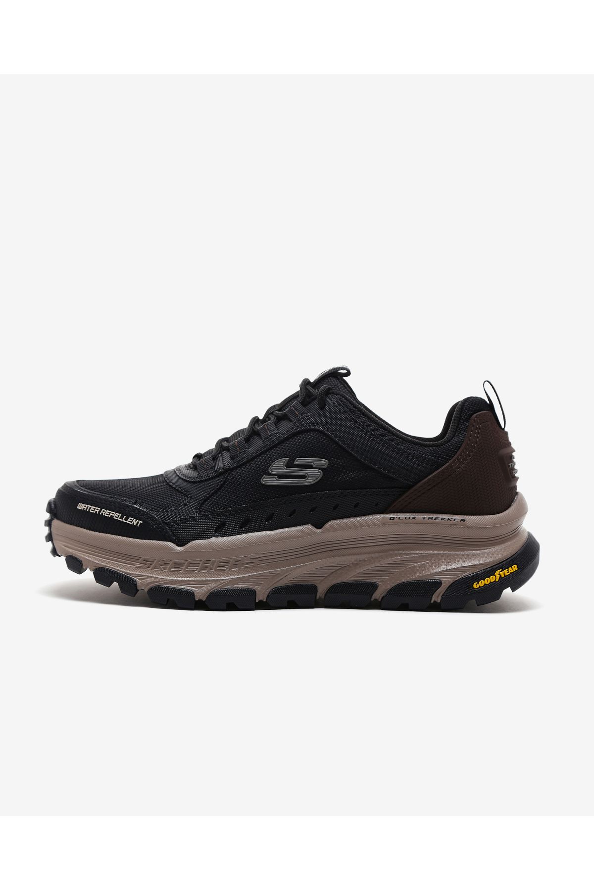 Skechers D'lux Trekker Мужские черные уличные туфли 237565 Bknt 237565 BKNT