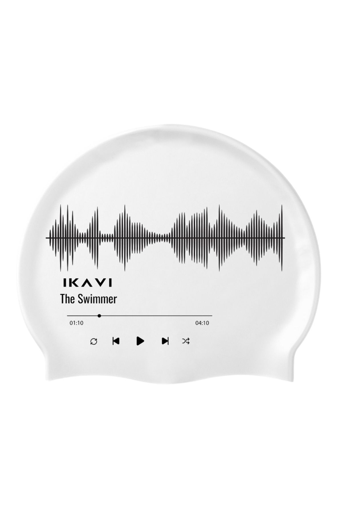 İKAVİ Müzik Baskılı Silikon Deniz ve Havuz Bonesi