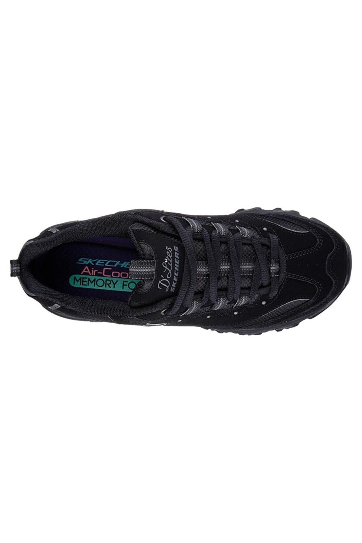 کفش های کژوال مشکی زنانه D'Lites بزرگترین ورزشی سیاه 11930 BBK Skechers