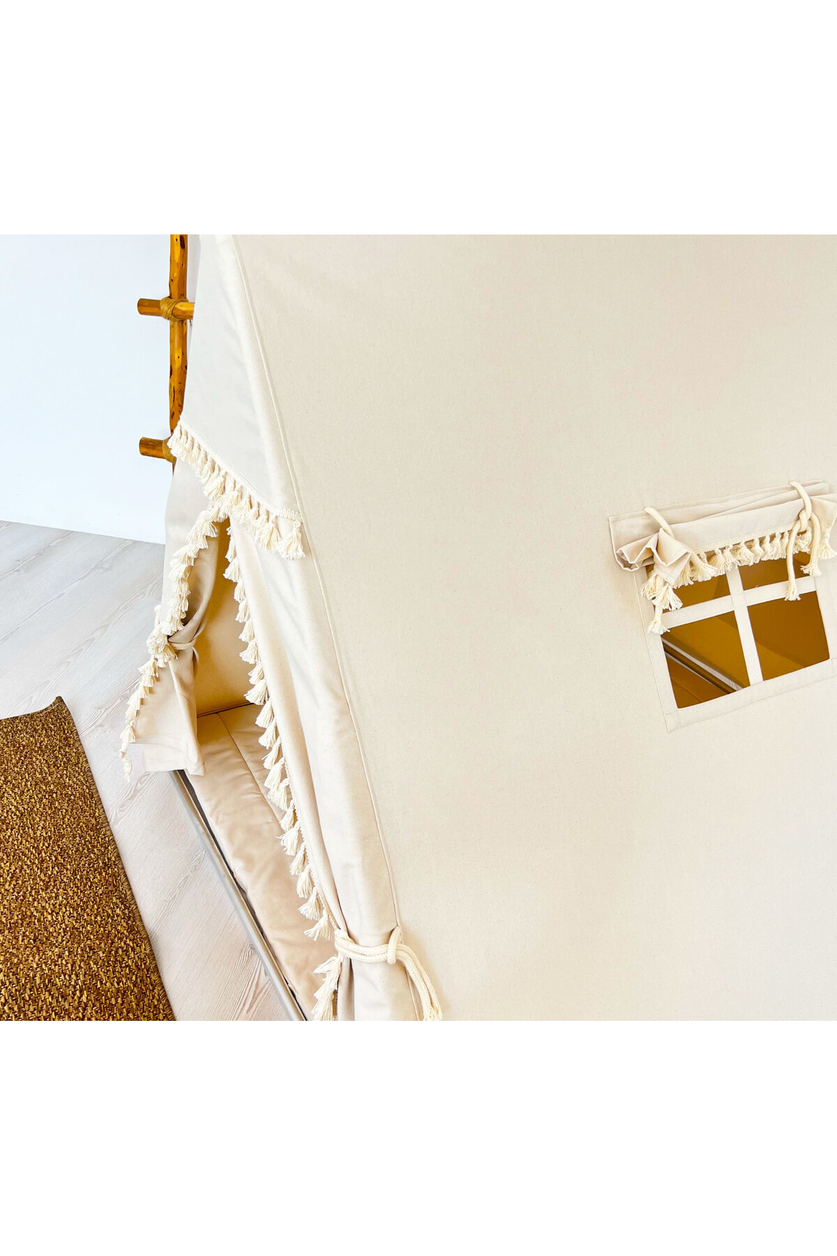 PAMUKA Kamp Çadırı Boho & Oyun Halısı fotoğrafı 3 (önizleme)