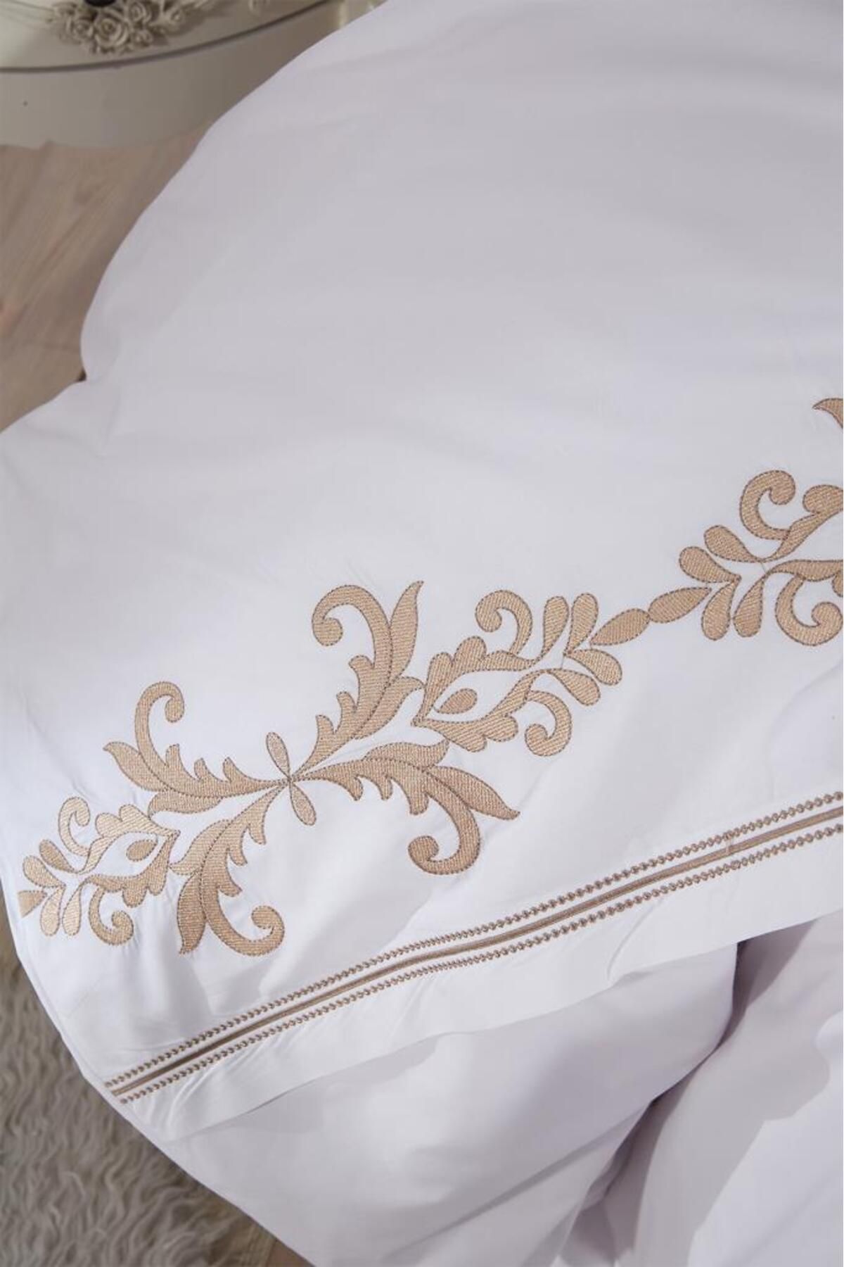 سرویس روتختی  بژ Çeyiz Diyarı | CD459391 اورجینال - تصویر 6