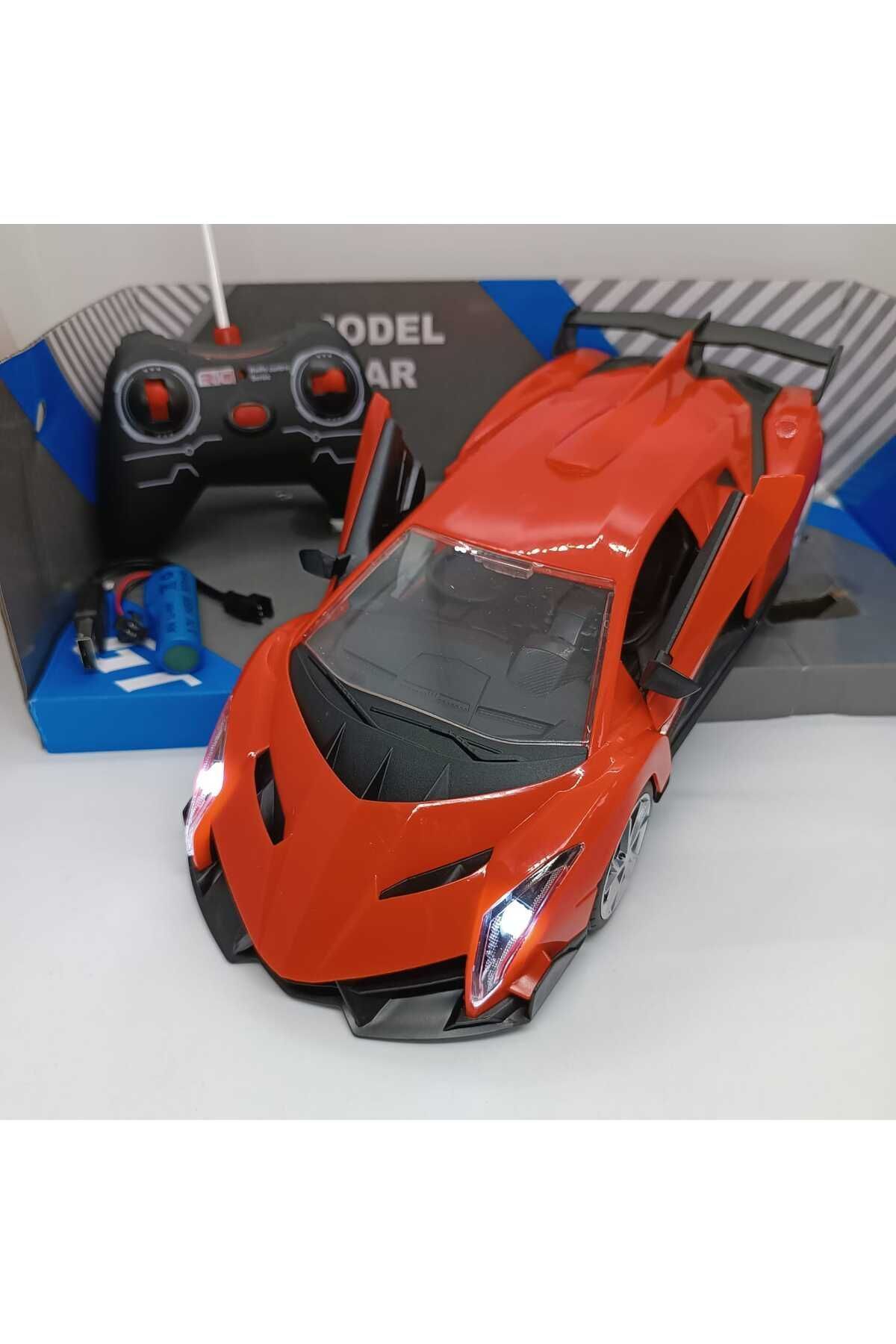 Uzaktan Kumandalı Şarjlı Araba Kapıları Açılan Lamborghini 26,5 cm Şık Tasarım Yüksek Kalite