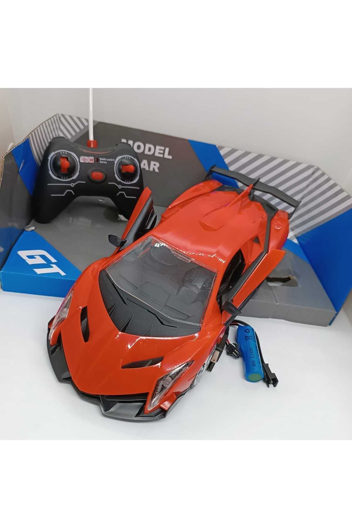 Uzaktan Kumandalı Şarjlı Araba Kapıları Açılan Lamborghini 26,5 cm Şık Tasarım Yüksek Kalite