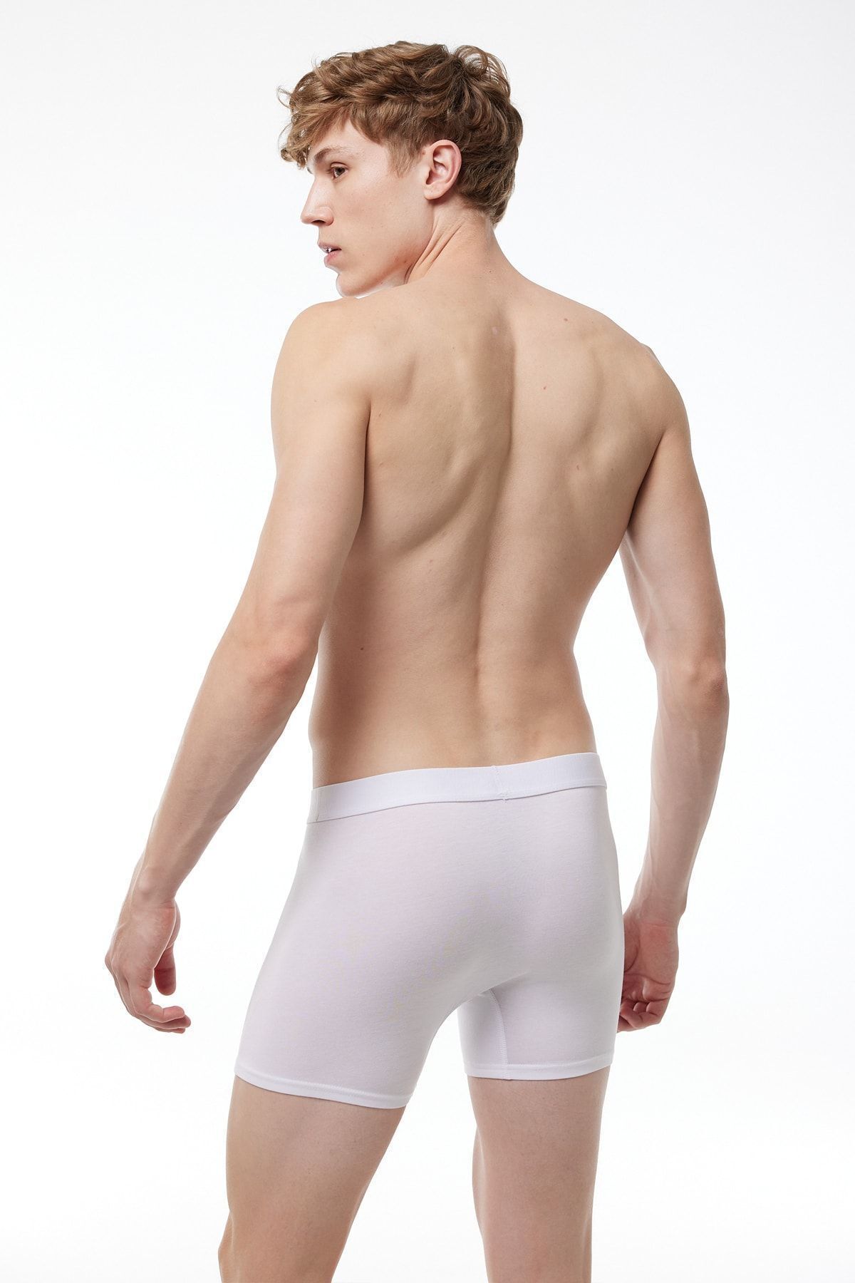 Malabadi-Men's White Piping Modal Boxer 017 3