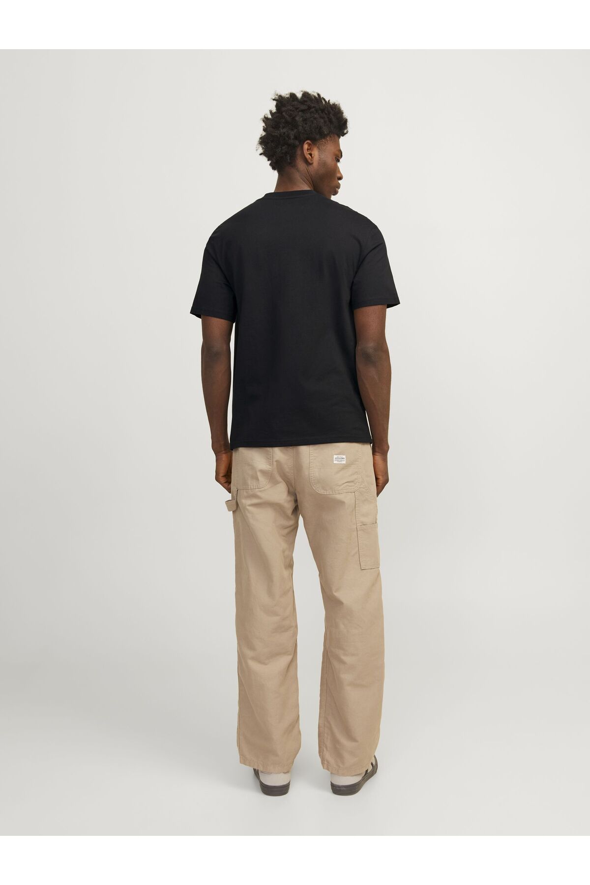 تیشرت مردانه مشکی جک اند جونز | J&J 12256717 اورجینال - تصویر 4