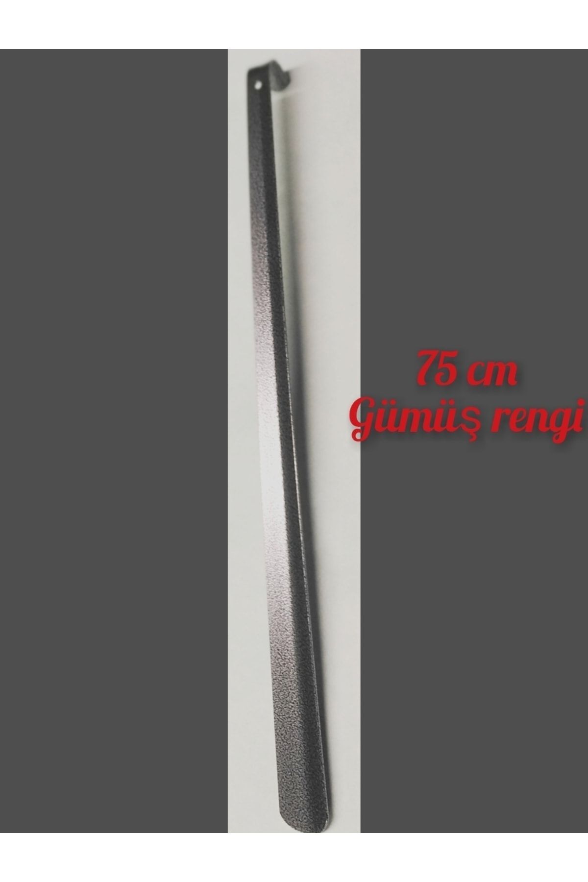 Genel Markalar Polly Paslanmaz Lux Metal Ayakkabı Çekeceği, 75cm. Gümüş Rengi, Kerata, Çekecek