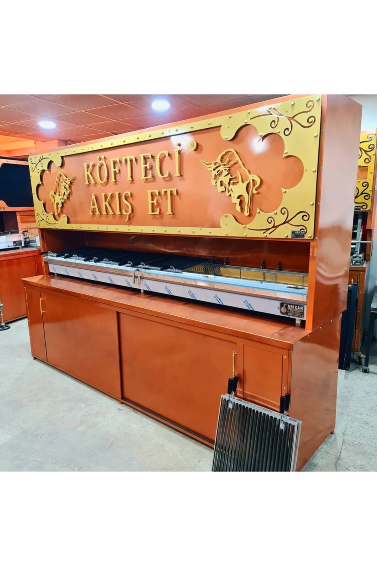 Kömürlü Tuğlalı Izgara Kebap Ocağı Mangal 3