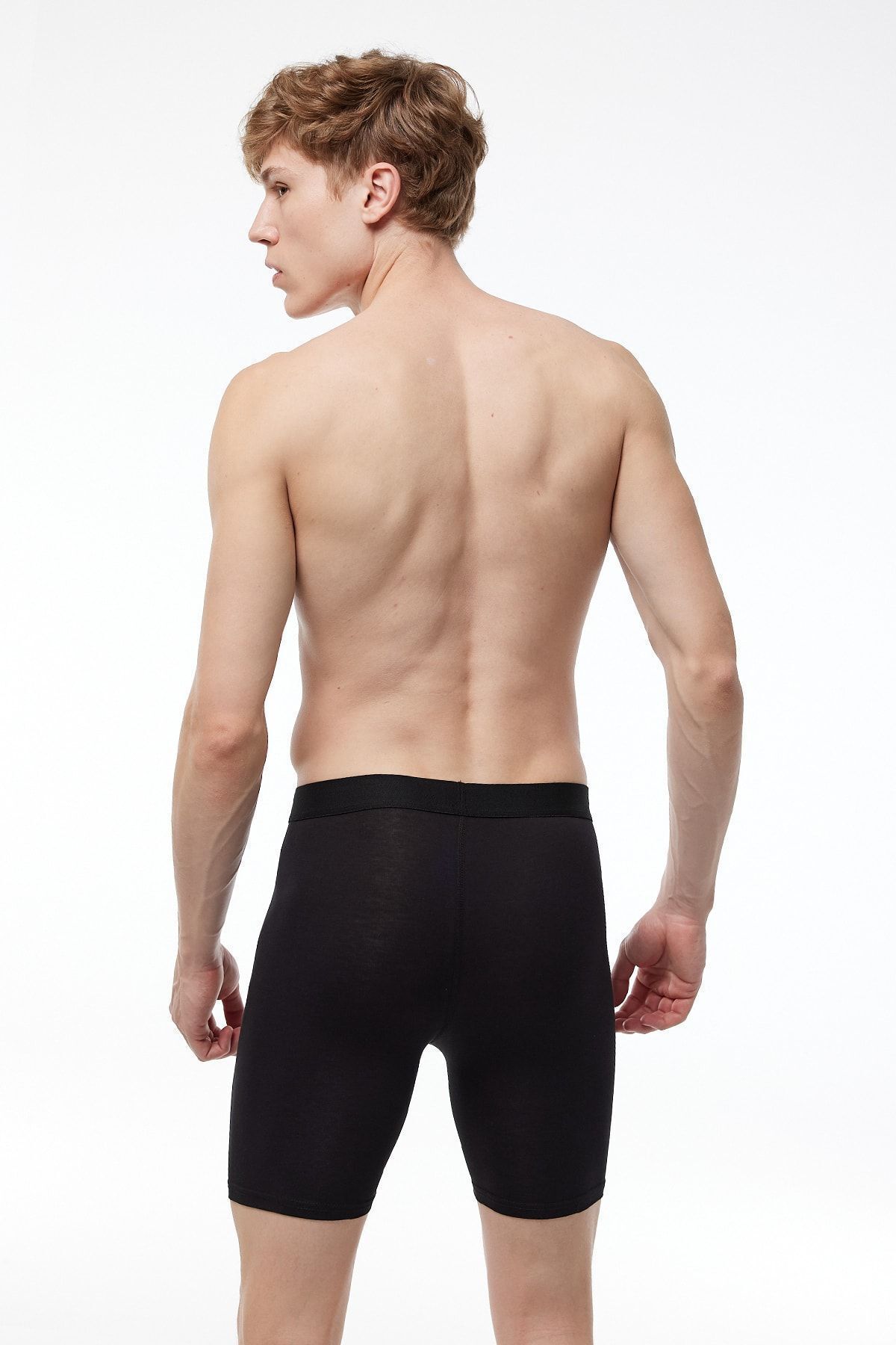 Malabadi-Black Modal Boxer - Ανδρικό μακρύ παντελόνι 019 3