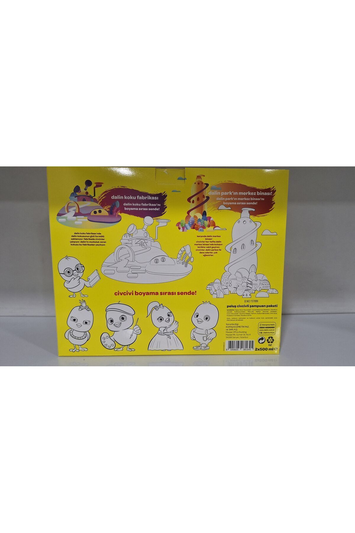 Bebek Şampuanı 500ml 500ml (PELUŞ CİVCİV OYUNCAK HEDİYELİ)