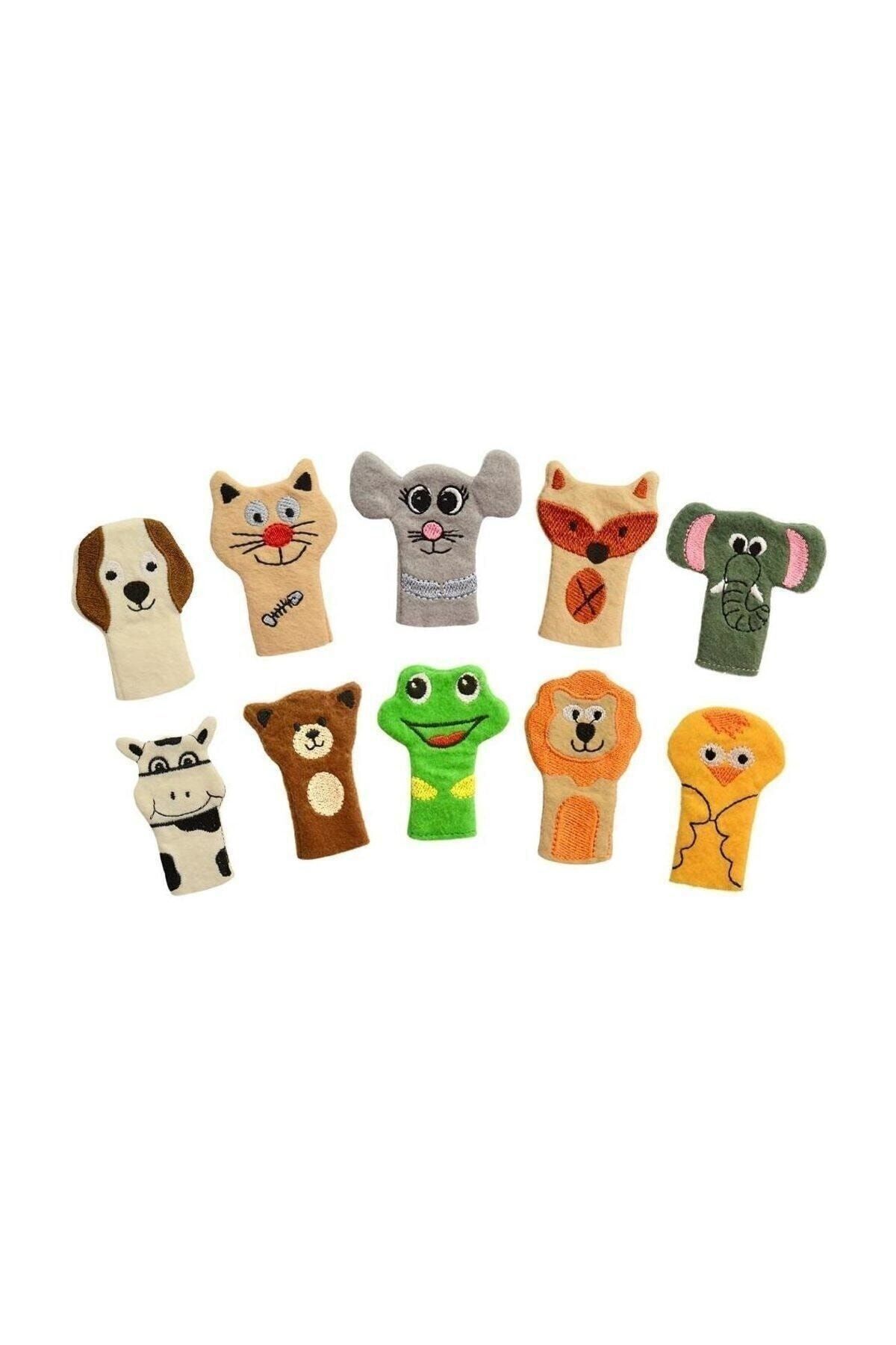 animaux marionnettes à doigts 10 pièces