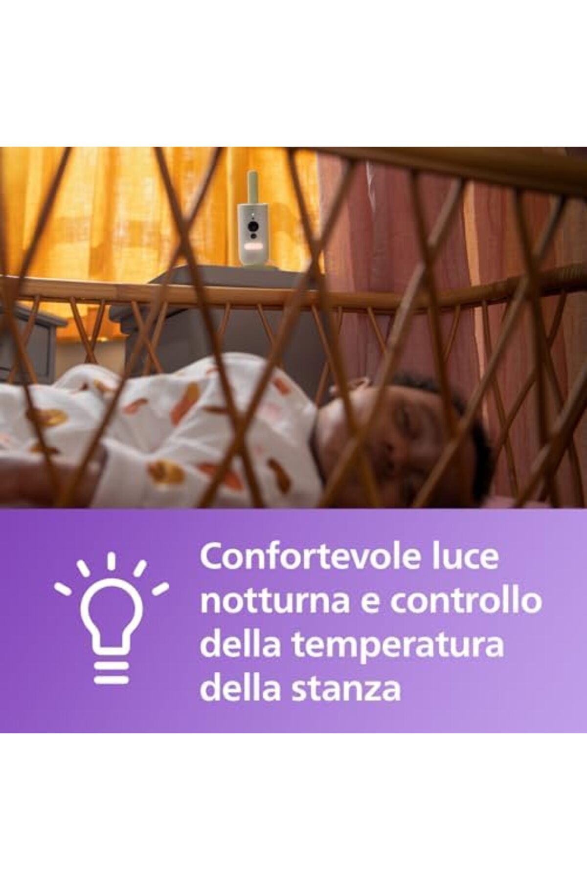 Philips Avent Bağlantılı Bebek Kamerası, Uygulama, Ses, x2 Yakınlaştırma, Gece Görüşü fotoğrafı 6 (önizleme)