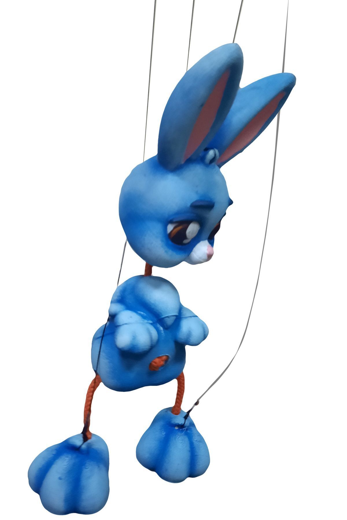 Uçaneller Kuklaevi-Poncik Drawstring Rabbit Puppet 3
