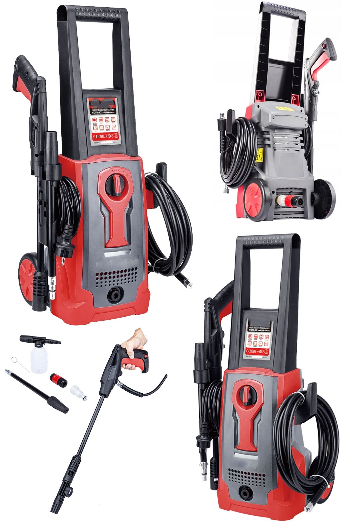 STAXX POWER BL Motor 150 Bar Bakır Sargılı Musluk Ve Kovadan Çekme Yüksek Basınçlı Bahçe Oto Yıkama Makinesi