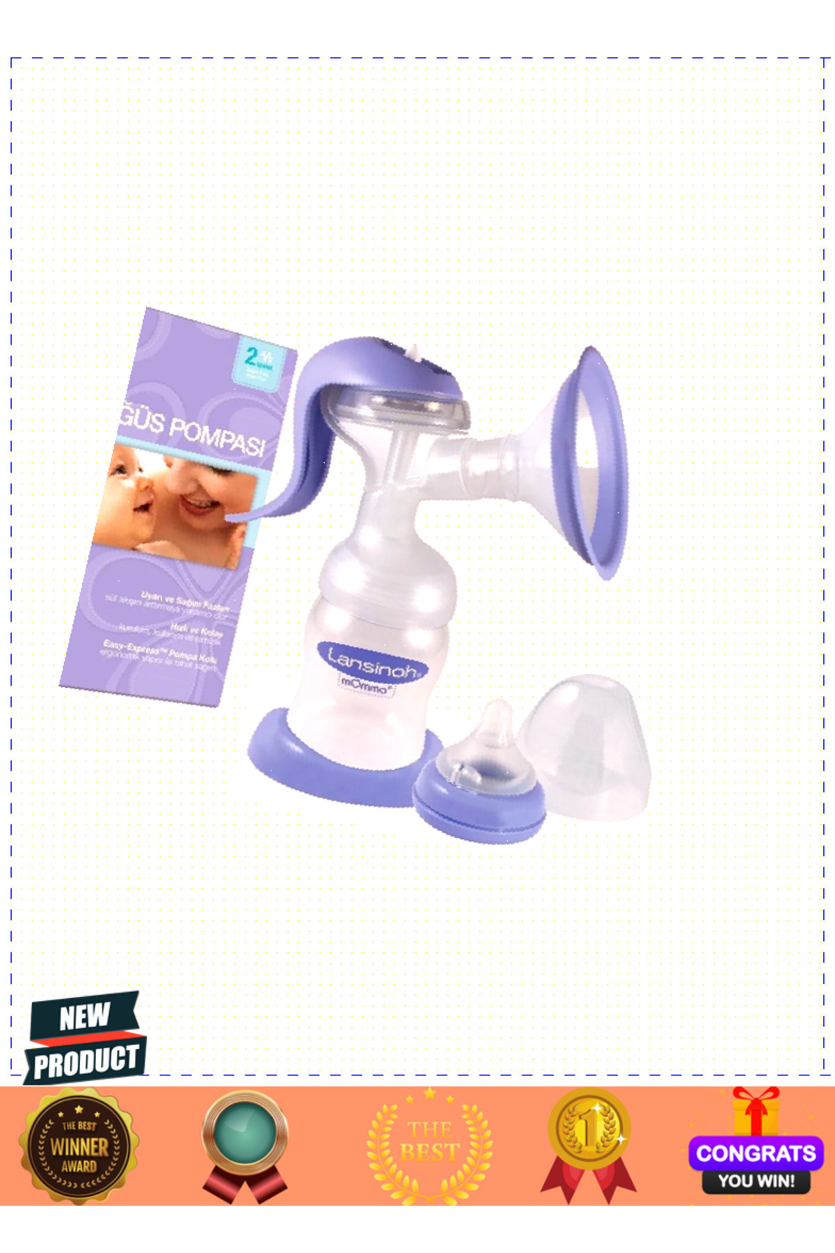 OMZ Lansinohhh Manuel Göğüs Pompası (YENİ) 5 Litre Kız Erkek Çocuk Oyuncakları Eğitici Oyuncaklar fotoğrafı 3 (önizleme)