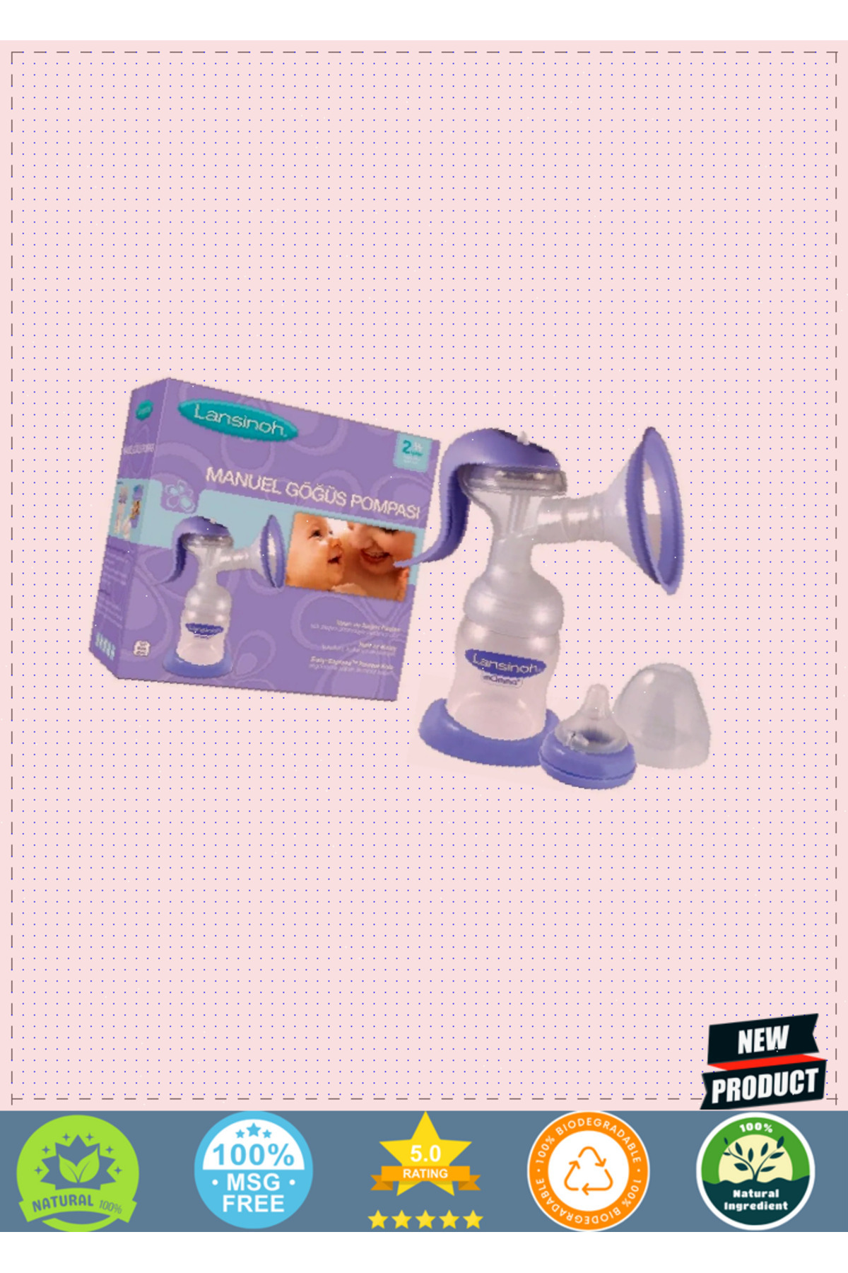 OMZ Lansinohhh Manuel Göğüs Pompası (YENİ) 5 Litre Kız Erkek Çocuk Oyuncakları Eğitici Oyuncaklar fotoğrafı 2 (önizleme)