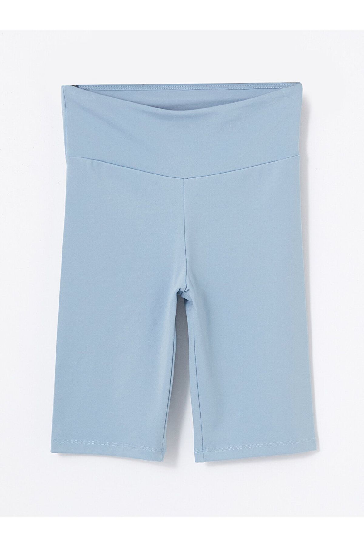 LC Waikiki-LCW Femei - Pantaloni scurți uni, cu talie elastică, cu o formă extra strânsă 6