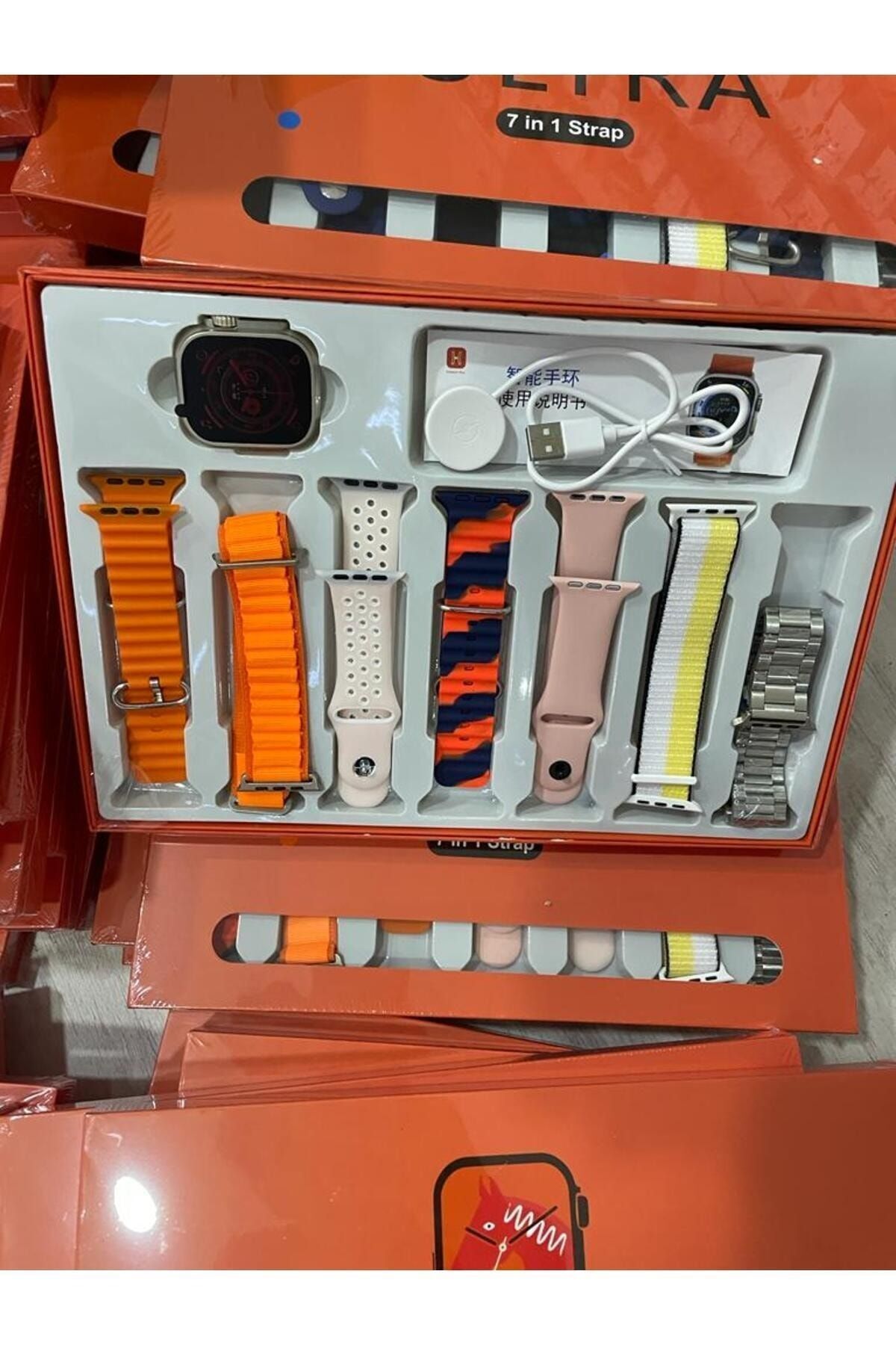 xonex Akıllı Saat Watch 8 Ultra Plus 7 Farklı Kordon Hediyeli