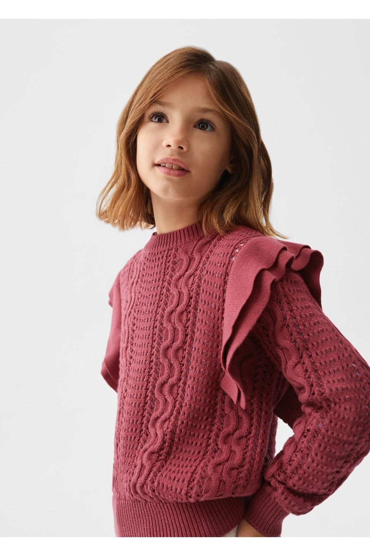 MANGO Kids-Red Sweater for Kids 5