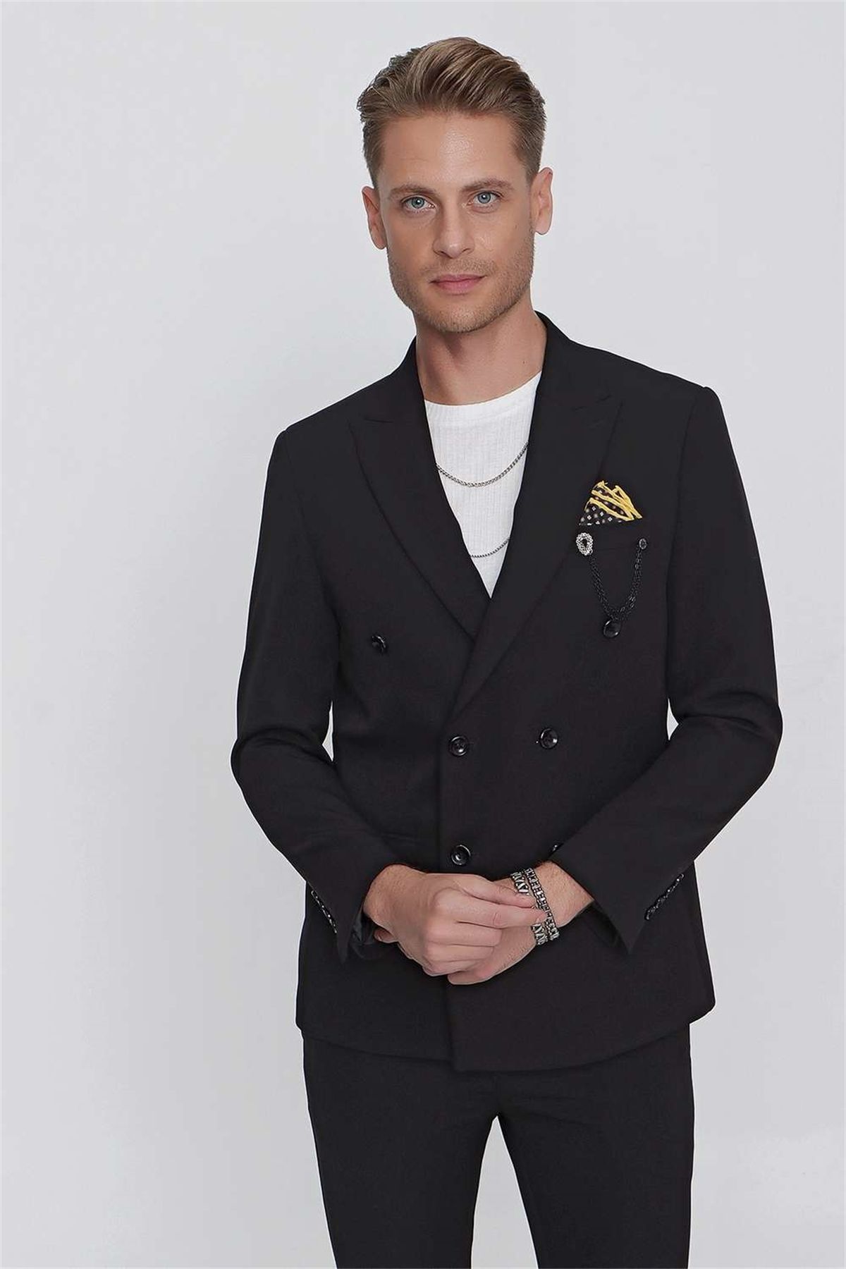 Efor C 625 Slim Fit Черная спортивная куртка C625K00622