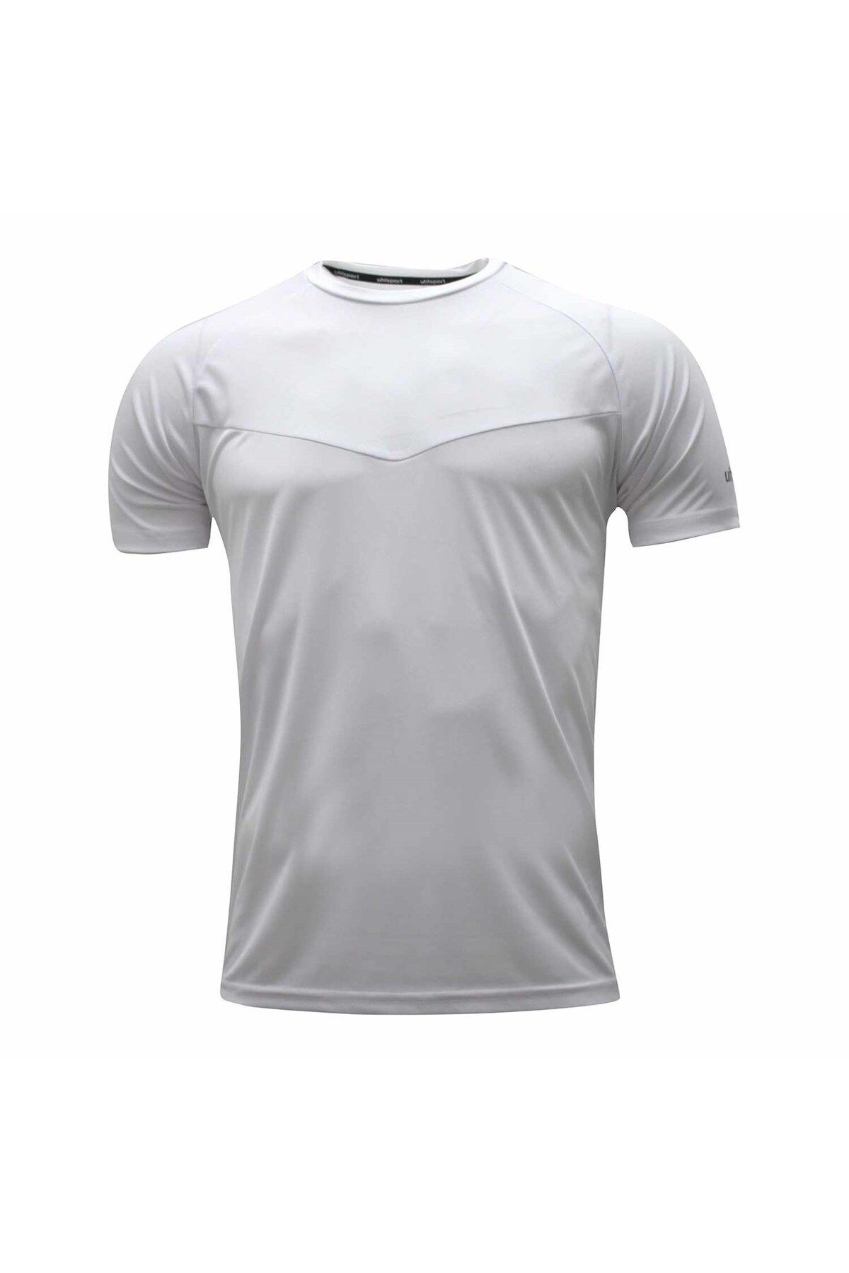 تی شرت ورزشی سفید مردانه T shirt Poly Better M 3221123 uhlsport