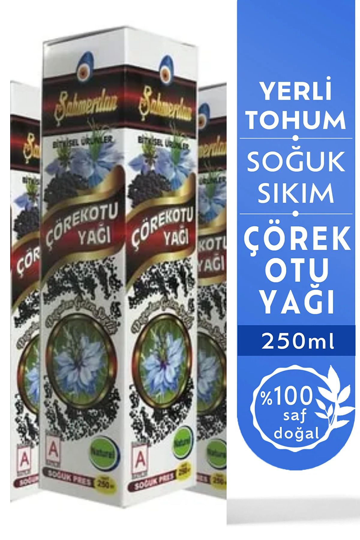 ABU ŞİFA BİTKİSEL & KOZMETİK ÜRÜNLER Soğuk Sıkım Çörek Otu Yağı 250 Ml %100 Doğal %100 Saf Yerli Çörekotu Tohumundan