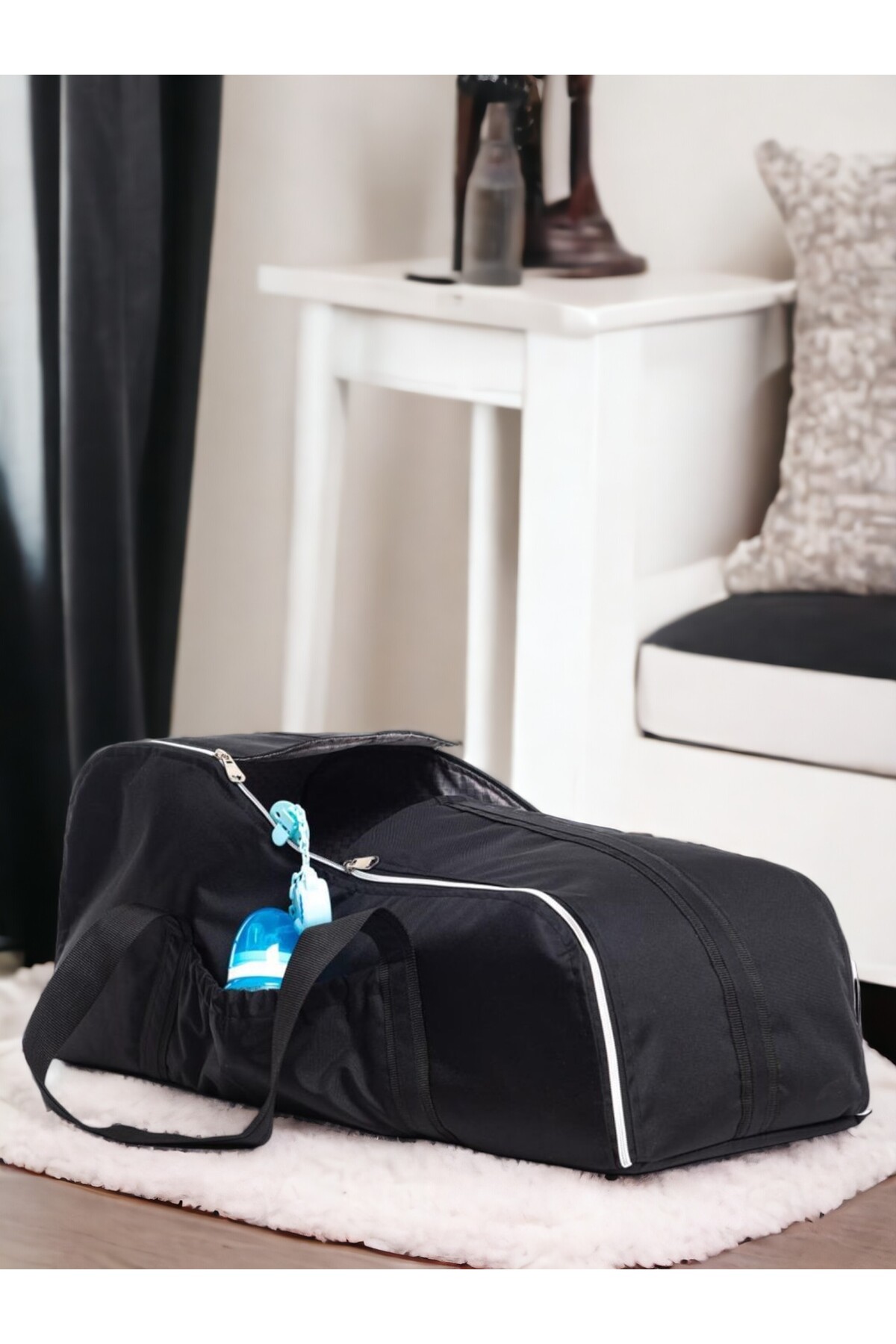 sahra bebek 4’lü Bebek Taşıma Seti (BEBEK BAKIM OMUZ VE SIRT ÇANTASI, PORTBEBE VE KANGURU) fotoğrafı 7 (önizleme)