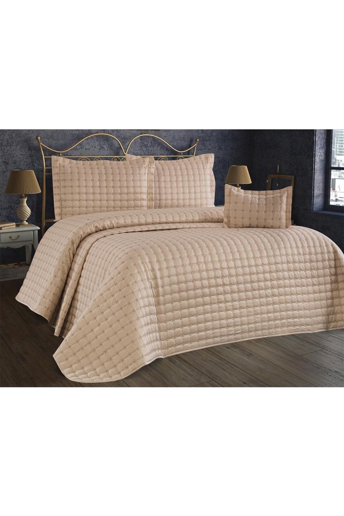 Çeyiz Diyarı-Meltem Double Bedspread Cream - Капучино 2