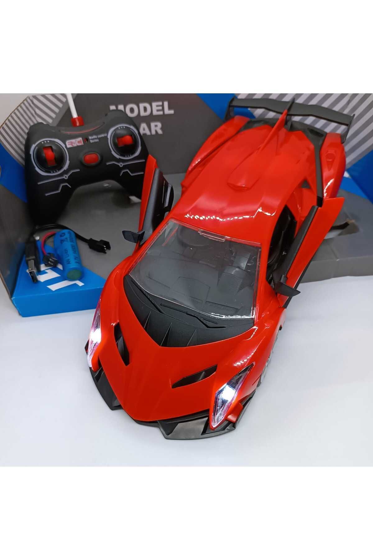 Uzaktan Kumandalı Şarjlı Araba Kapıları Açılan Lamborghini 26,5 cm Şık Tasarım Yüksek Kalite