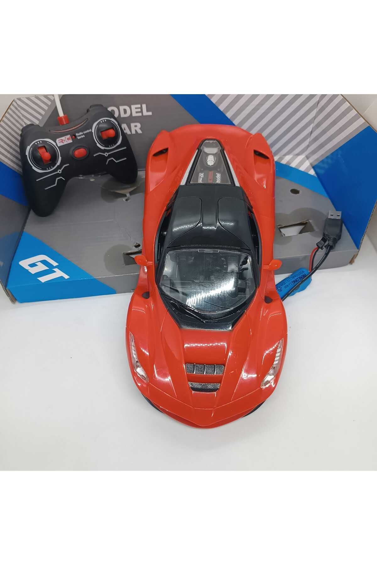 Uzaktan Kumandalı Şarjlı Araba Kapıları Açılan Full Fonksiyon Ferrari 27 Cm Yüksek Kalite
