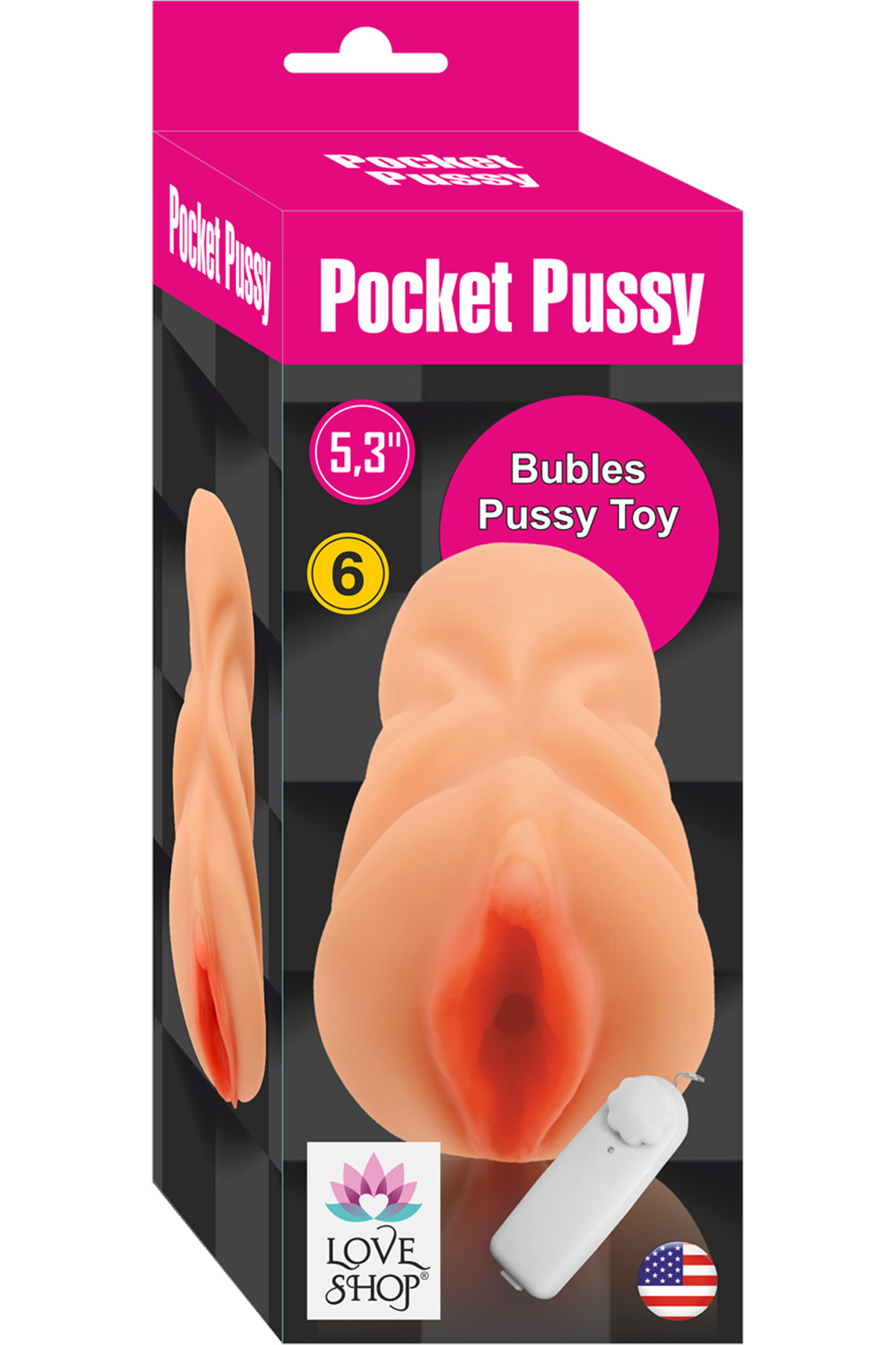 POCKET PUSSY VİBRATİNG 2