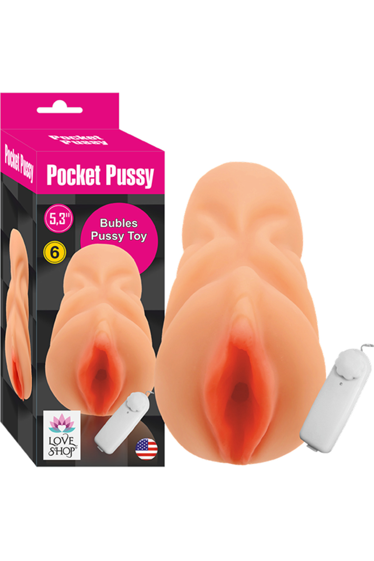 POCKET PUSSY VİBRATİNG