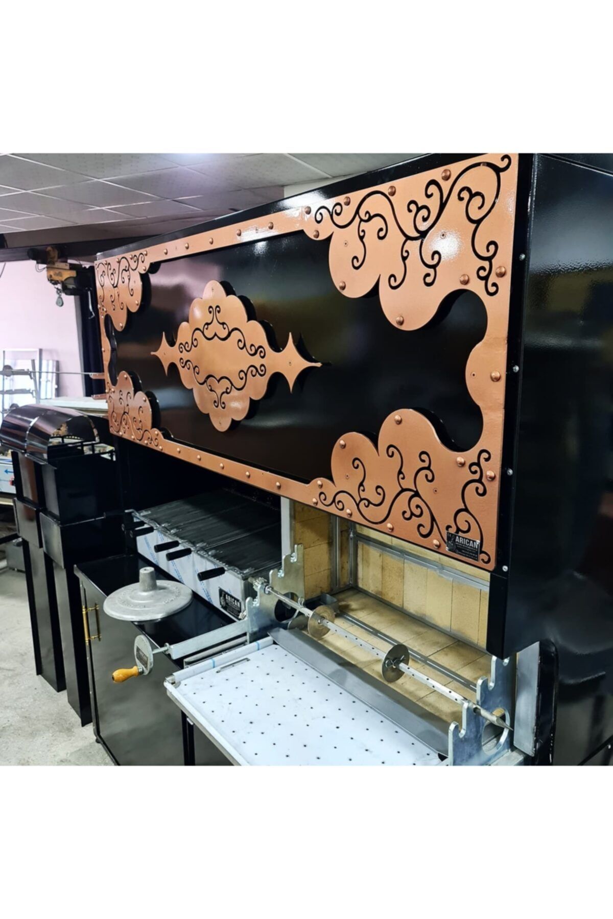 Yatık Döner Cağ Kebap Ocağı Ve Kömürlü Mangal 2