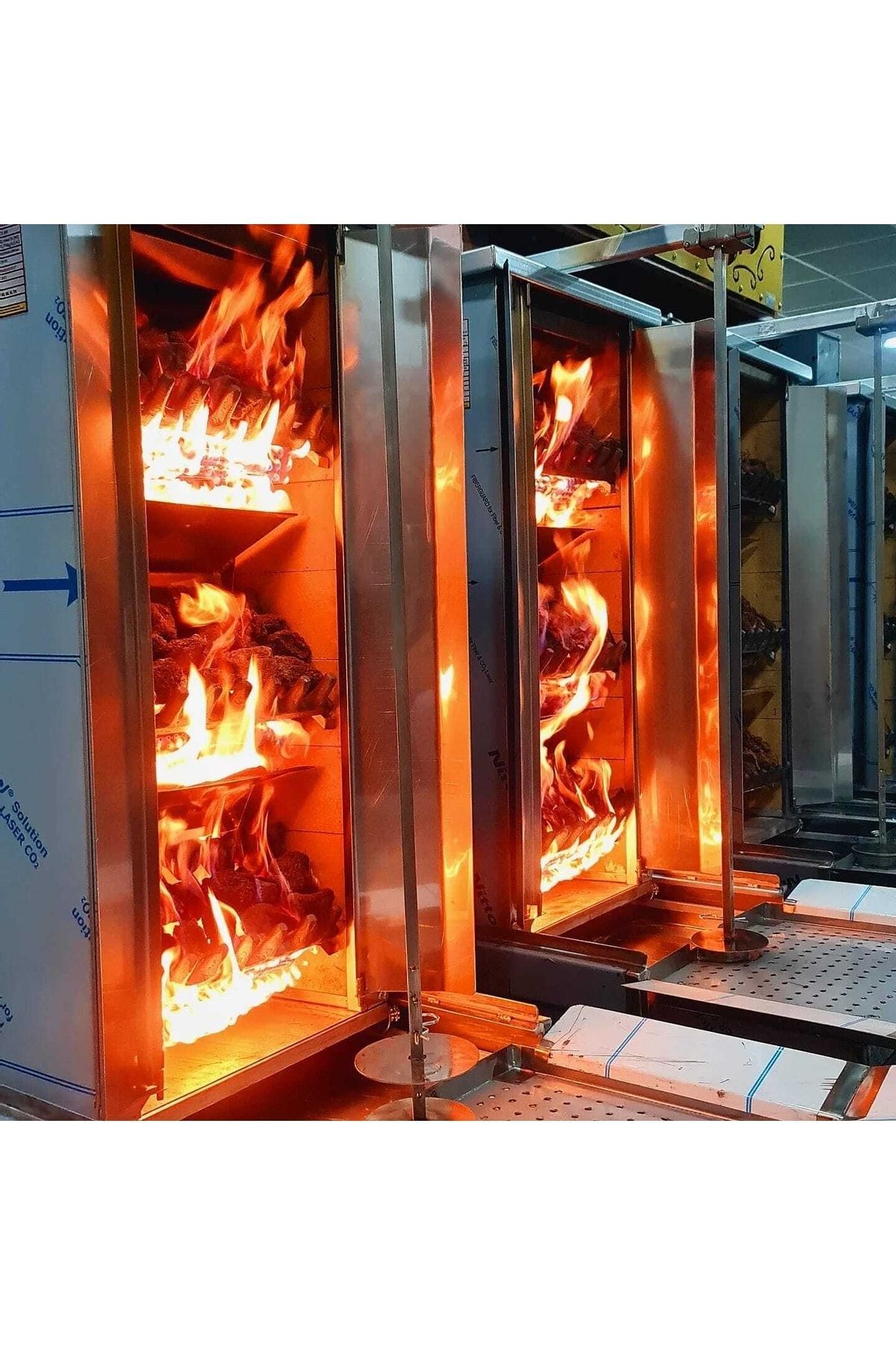 Gazli Lava Tasli Komurlu Doner Kebap Ocagi 3