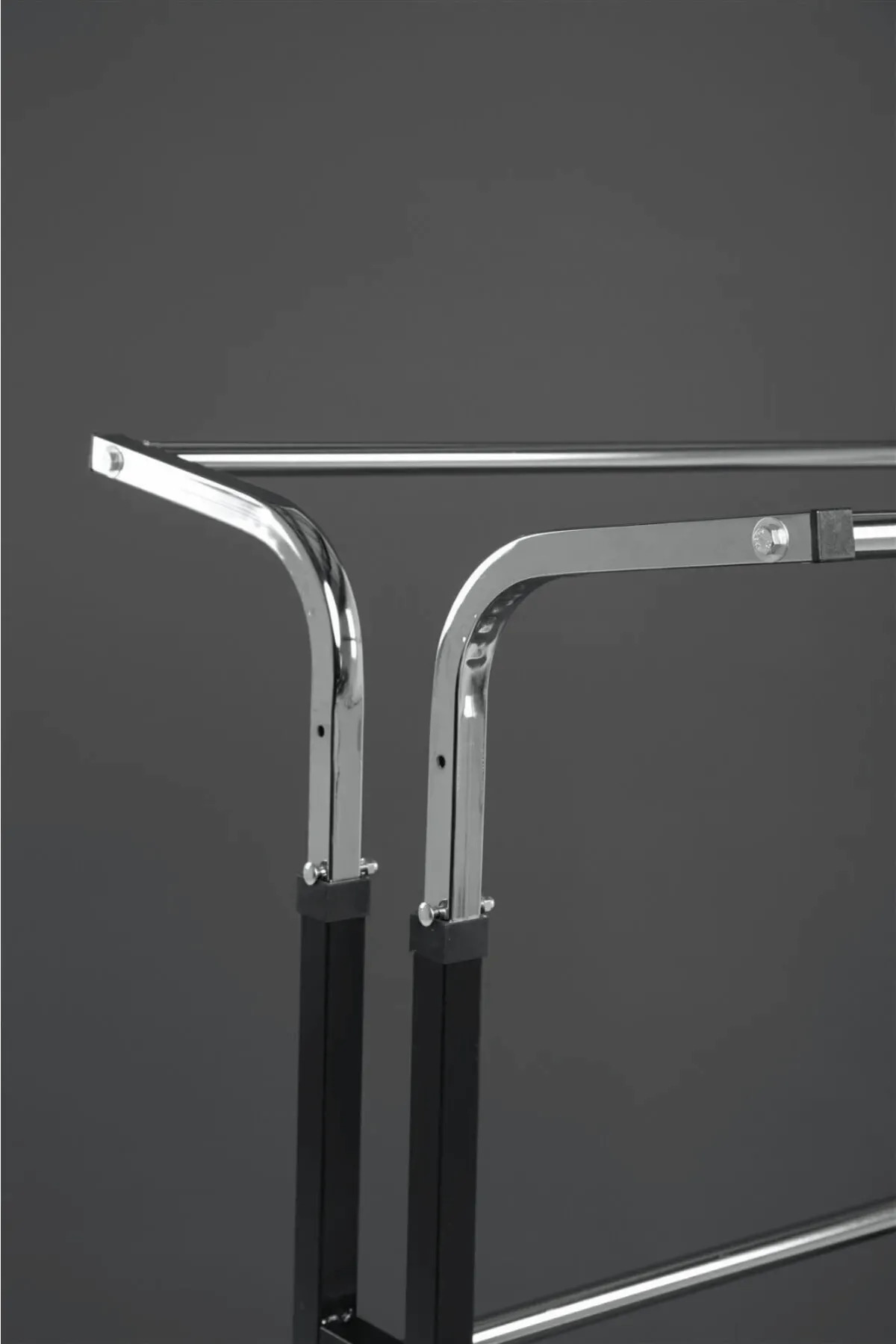 HOLTECH Portable Standing - Adjustable Metal Garment Hanger, Double ...