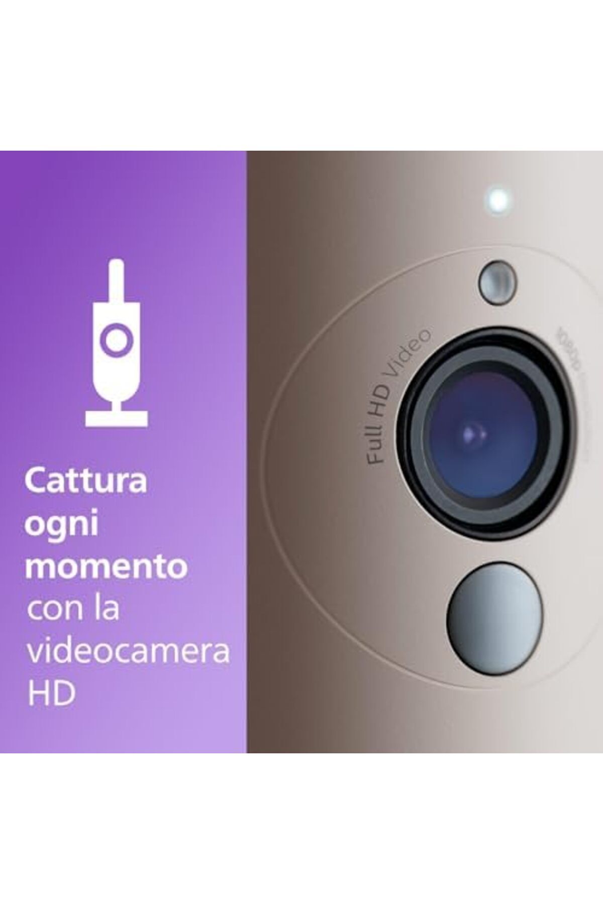 Philips Avent Bağlantılı Bebek Kamerası, Uygulama, Ses, x2 Yakınlaştırma, Gece Görüşü fotoğrafı 3 (önizleme)