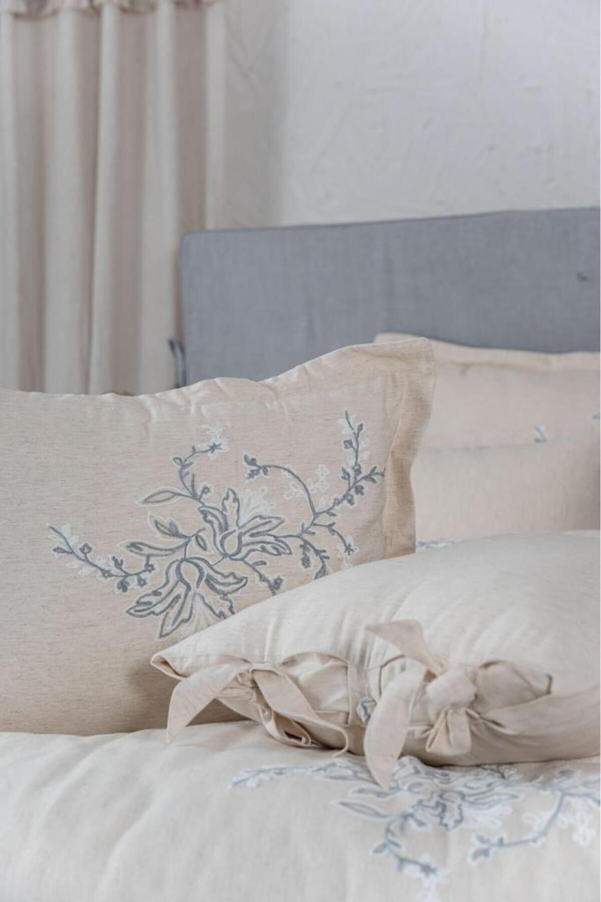 سرویس روتختی دو نفره  بژ اکوکاتنEcocotton | 8684170000000 اورجینال - تصویر 2