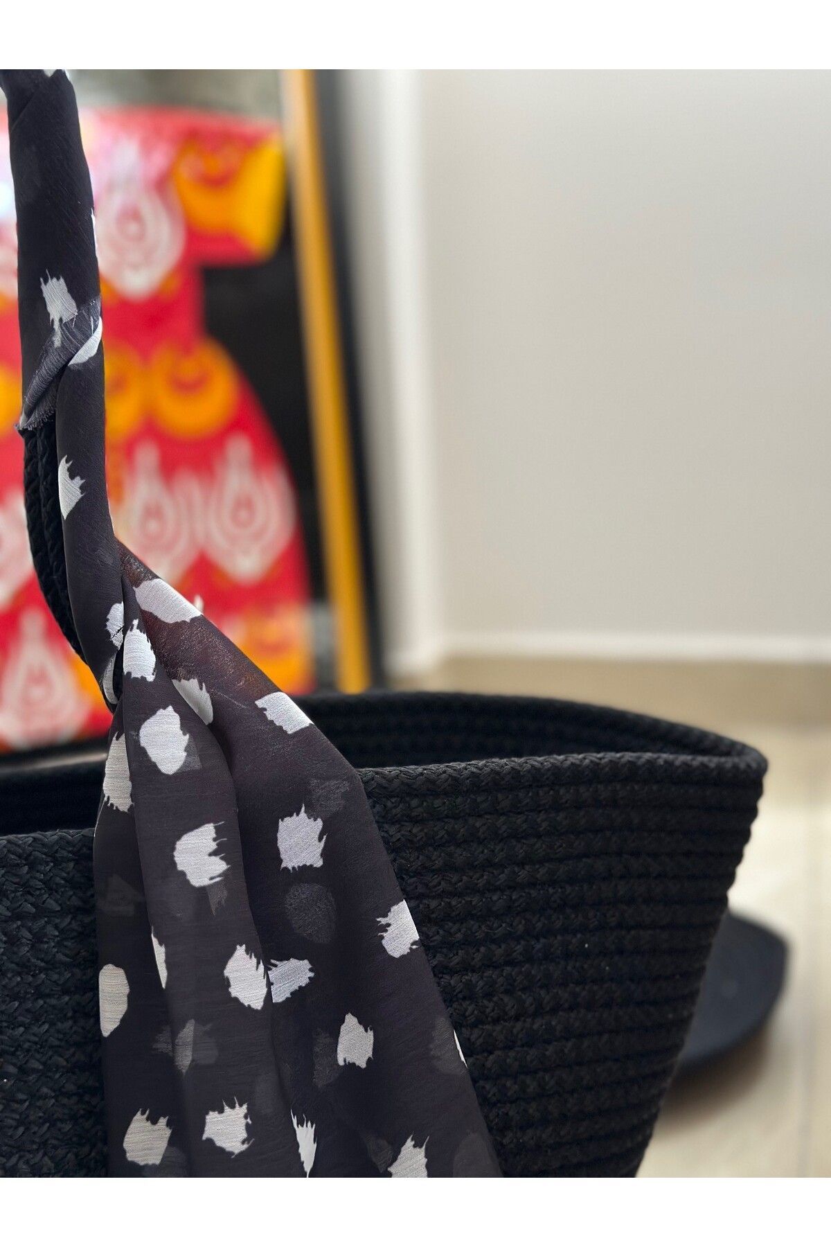 ZeynepKeskinDesign Set Geantă De Umăr Din Paie Și Pălărie De Paie Femeie - Mărime unică
