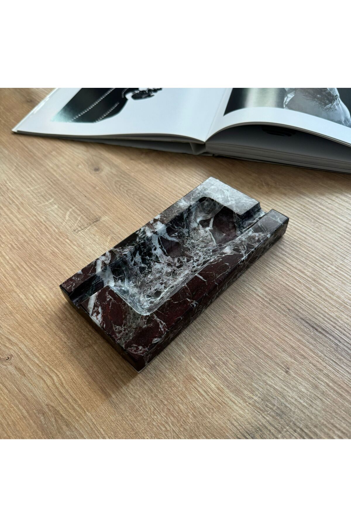 LİSPERA-Elazığ Marble Ashtray Cherry - Luxury Gift 2