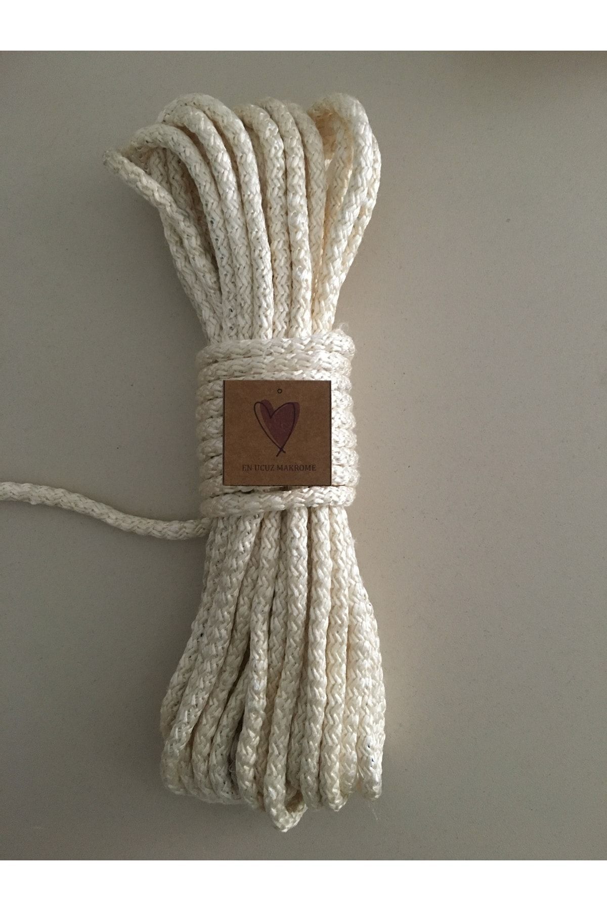 Makromİps-Macrame Rope 10 m Woven Kaytan Cord Rope Suple Basket Bag Swing Hammock Rope 1
